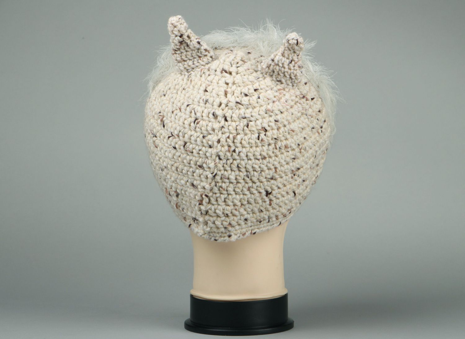 Knitted hat Owl photo 3