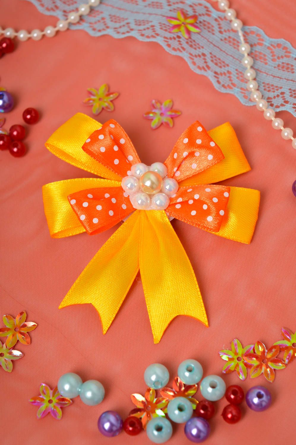 Handmade hair clip cute bows for hair bow hair clips hair accessories for girls photo 1