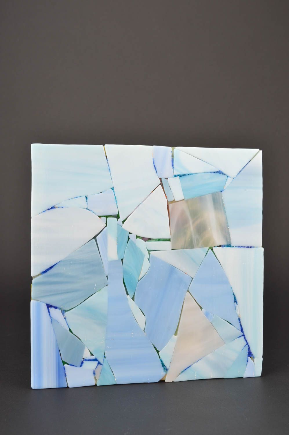 Panel decorativo hecho a mano de cristal adorno de pared decoración de interior  foto 5