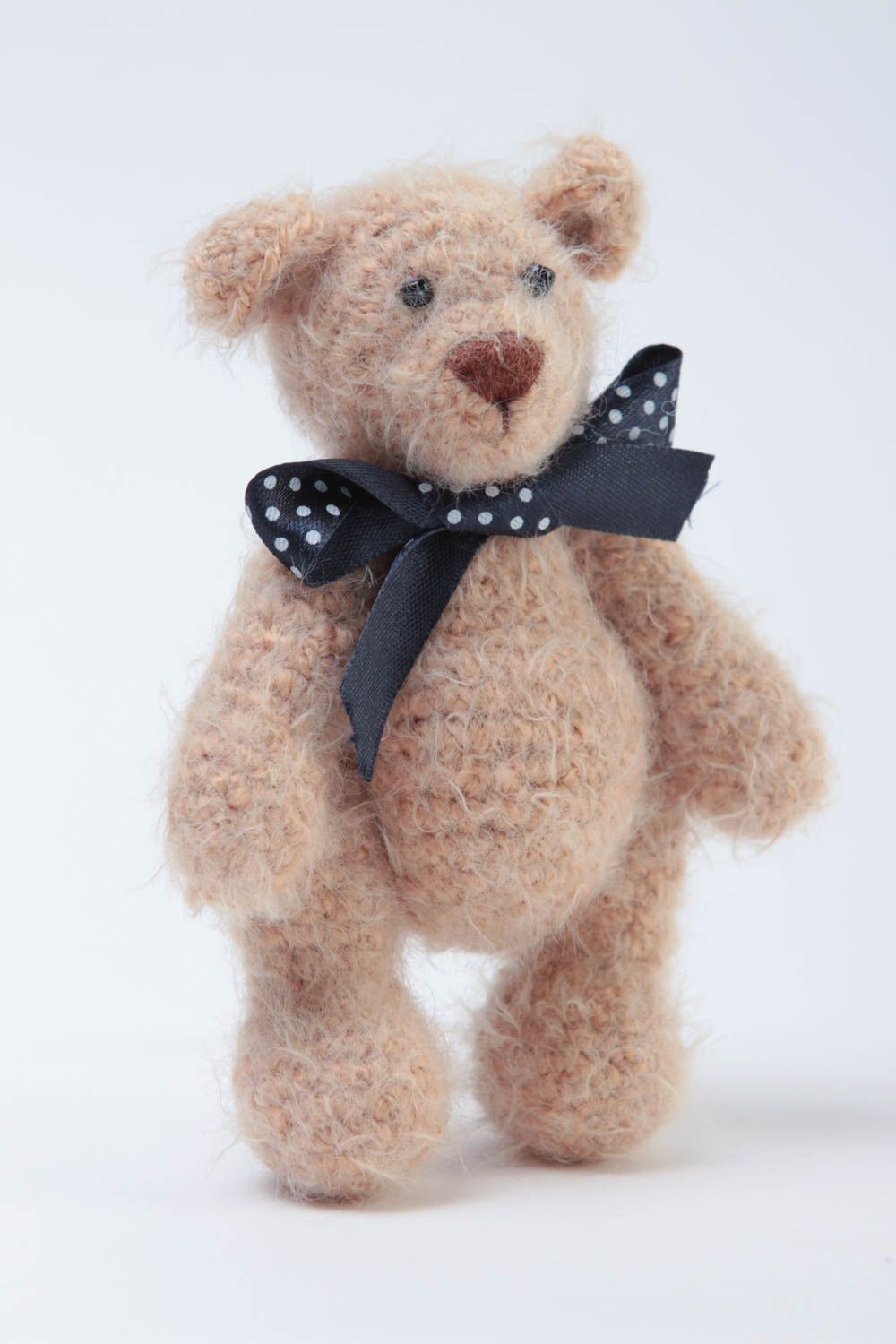 Juguete artesanal con forma de oso encantador regalo original peluche para niños foto 2
