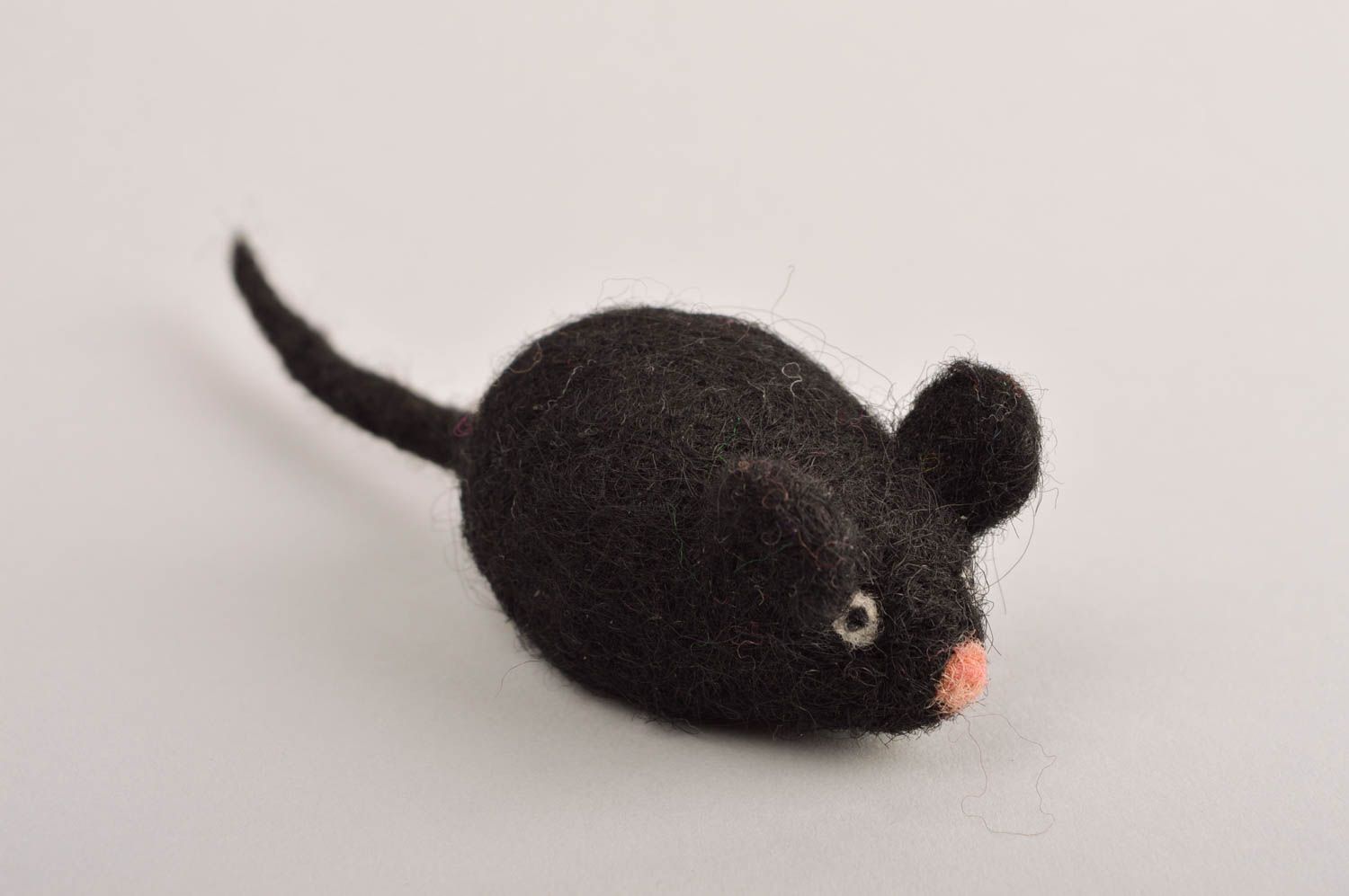 Muñeco de fieltro hecho a mano juguete original regalo para niños Ratón foto 2