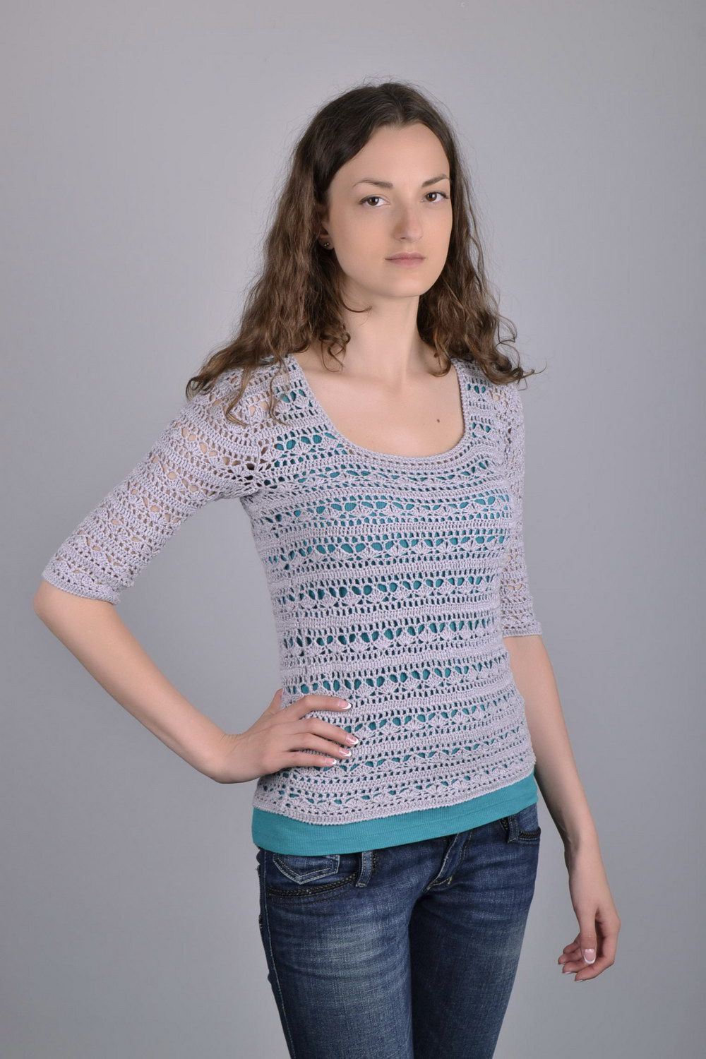 Knitted sweater Spring photo 4