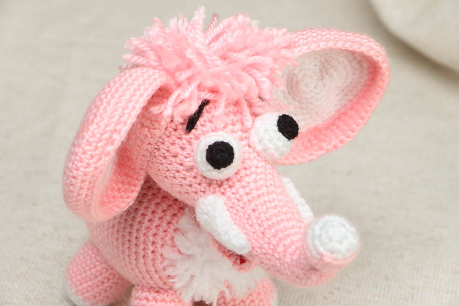 Designer crochet toy Elephant photo 2