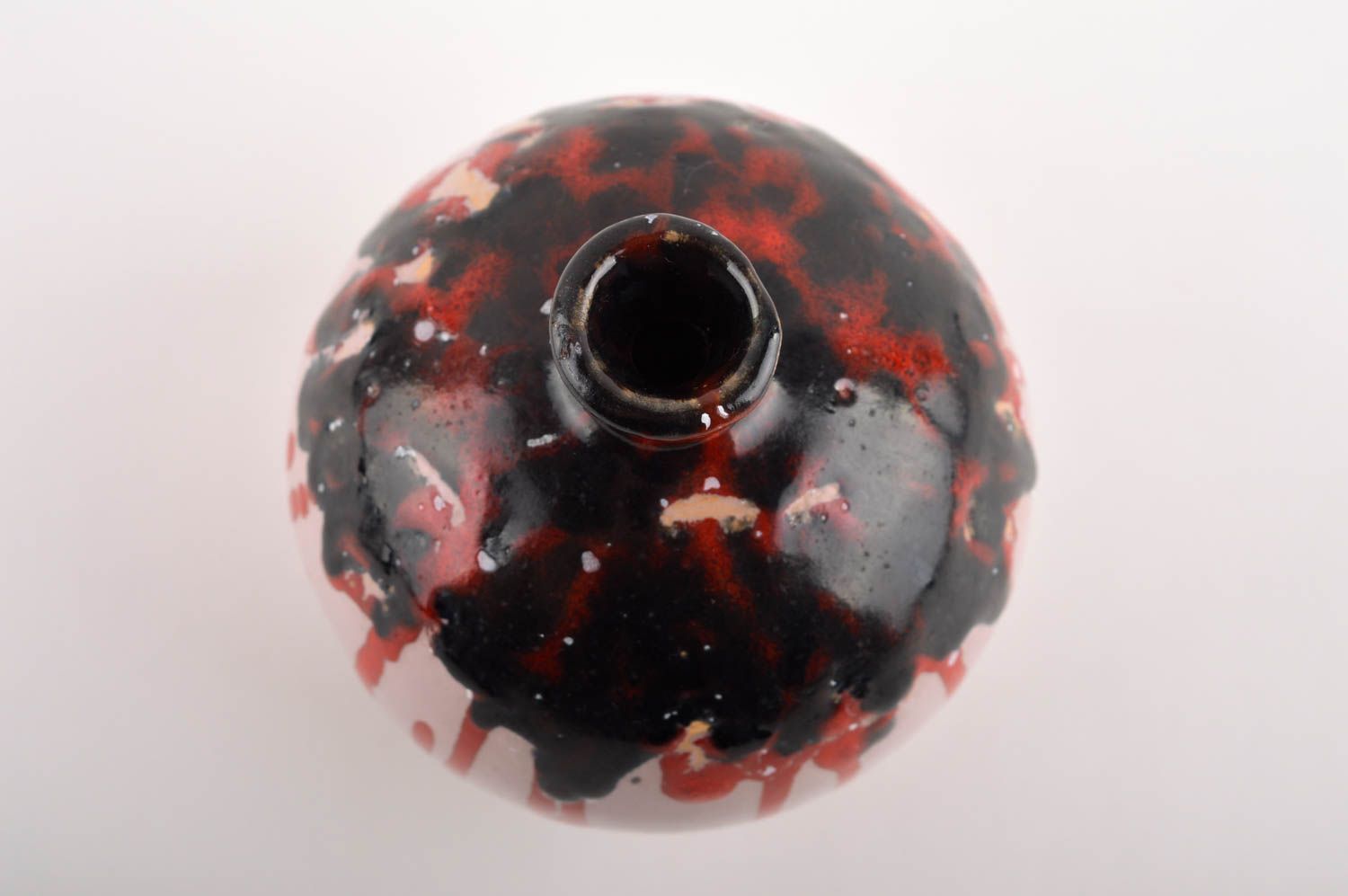 Vase aus Ton handgemachte Keramik originelles Geschenk Vasen Deko schön foto 4