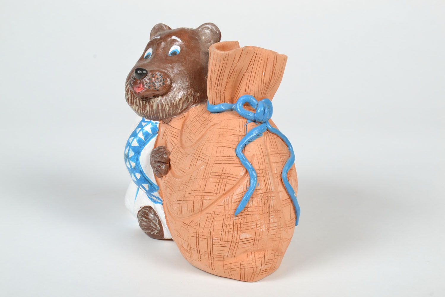 Ceramic money box in the shape of a little bear photo 4