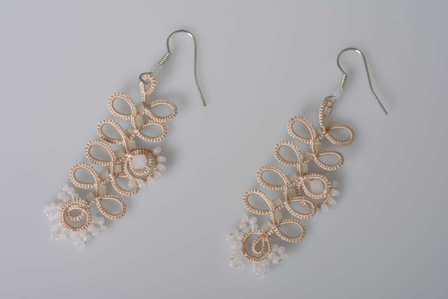 Handmade earrings designer jewelry fashion accessories dangling earrings photo 4