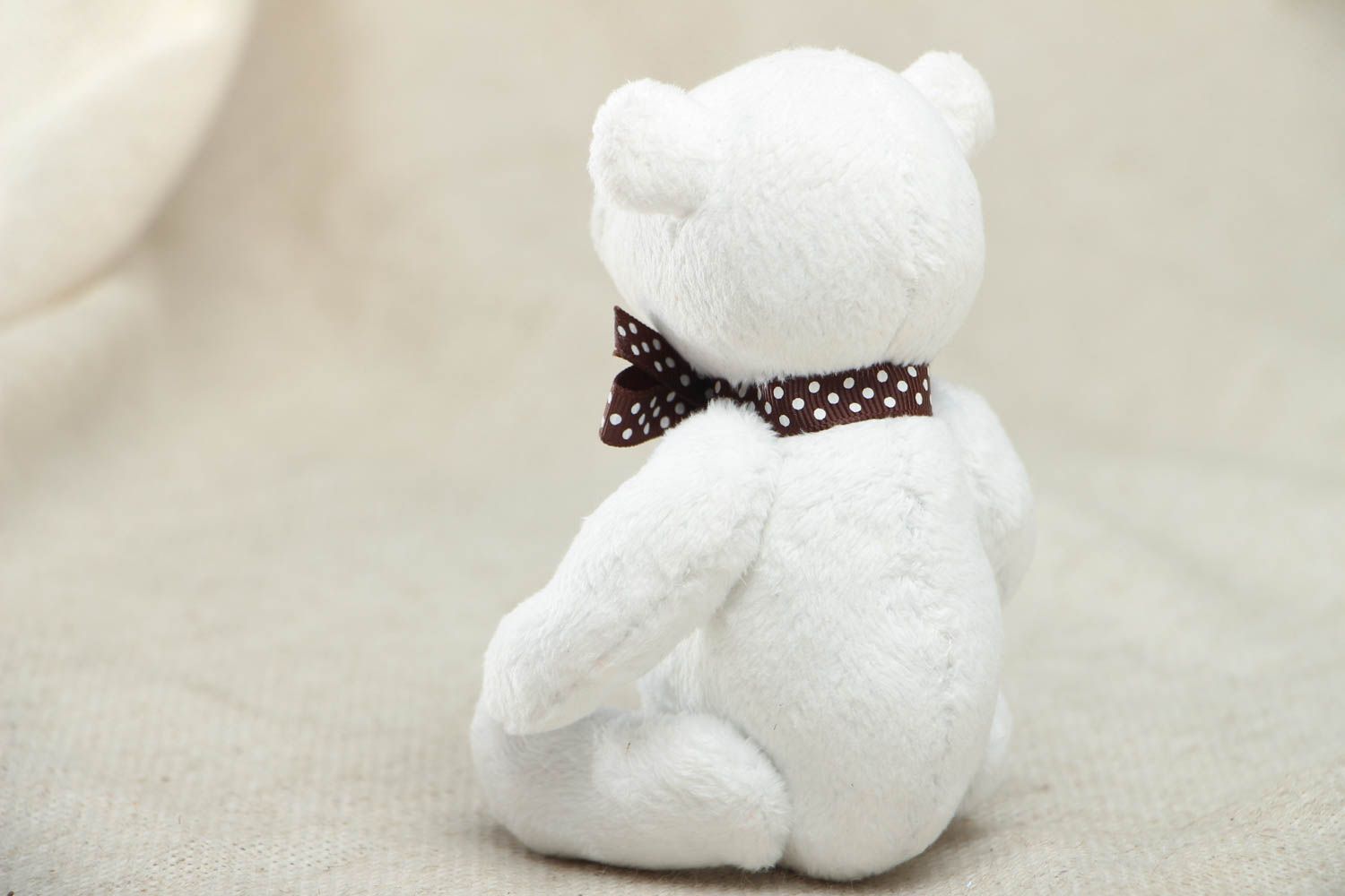 Белый медведь мягкая игрушка фото 3