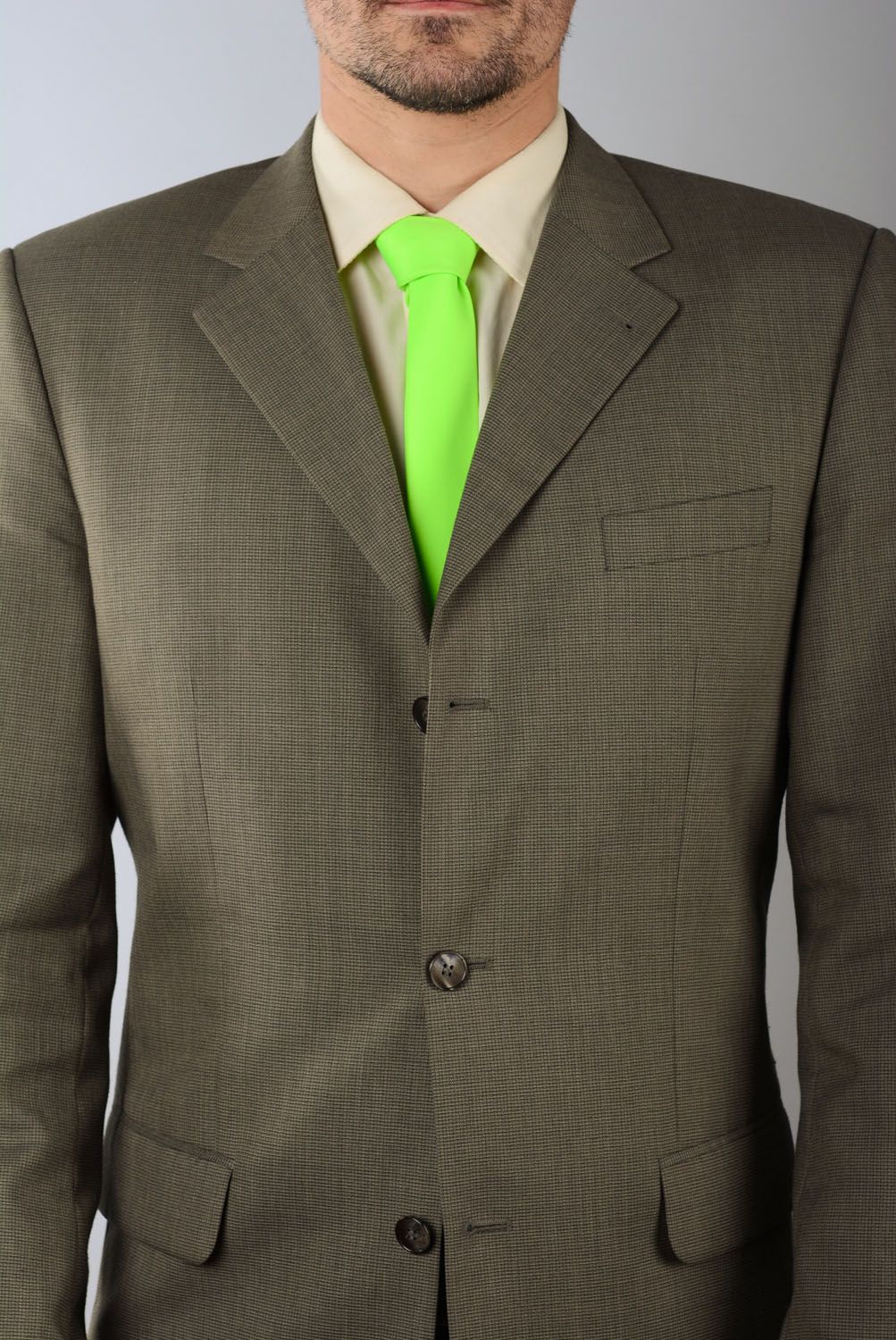 Grüne Krawatte foto 4