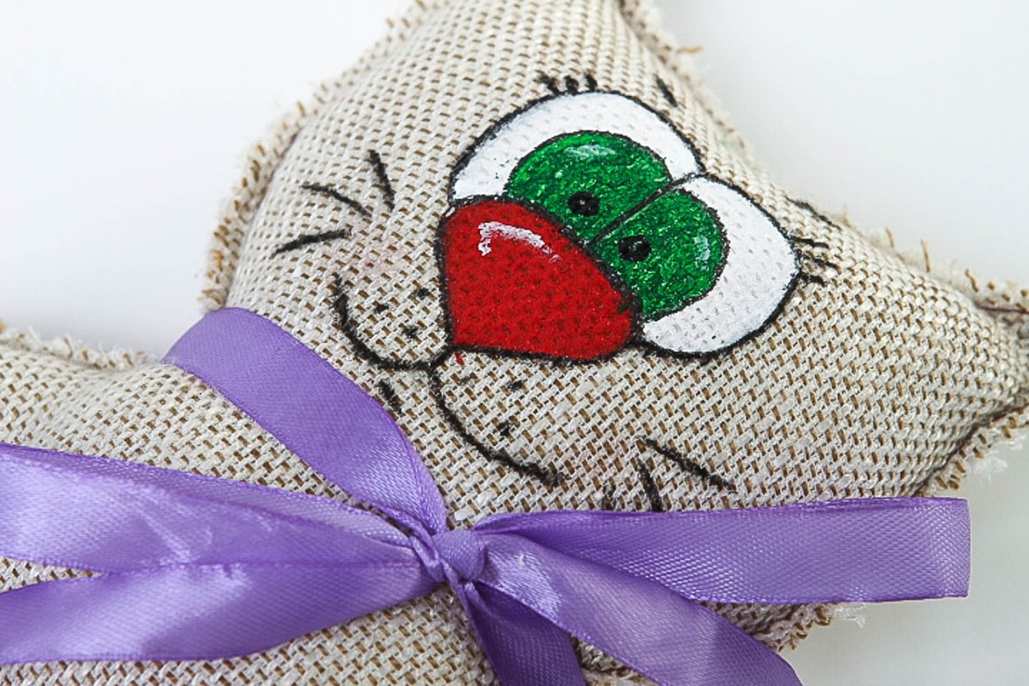 Handmade Deko Kuscheltier Katze Haus Dekoration Geschenk Idee für Kinderzimmer foto 3