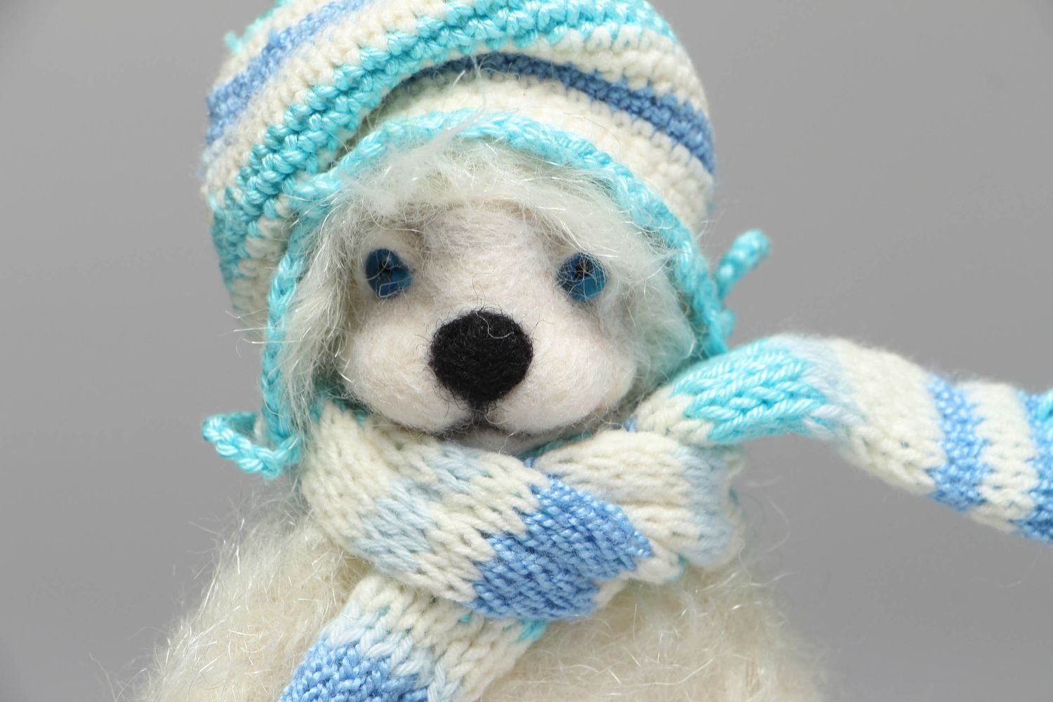 Handmade soft toy Polar Bear photo 2