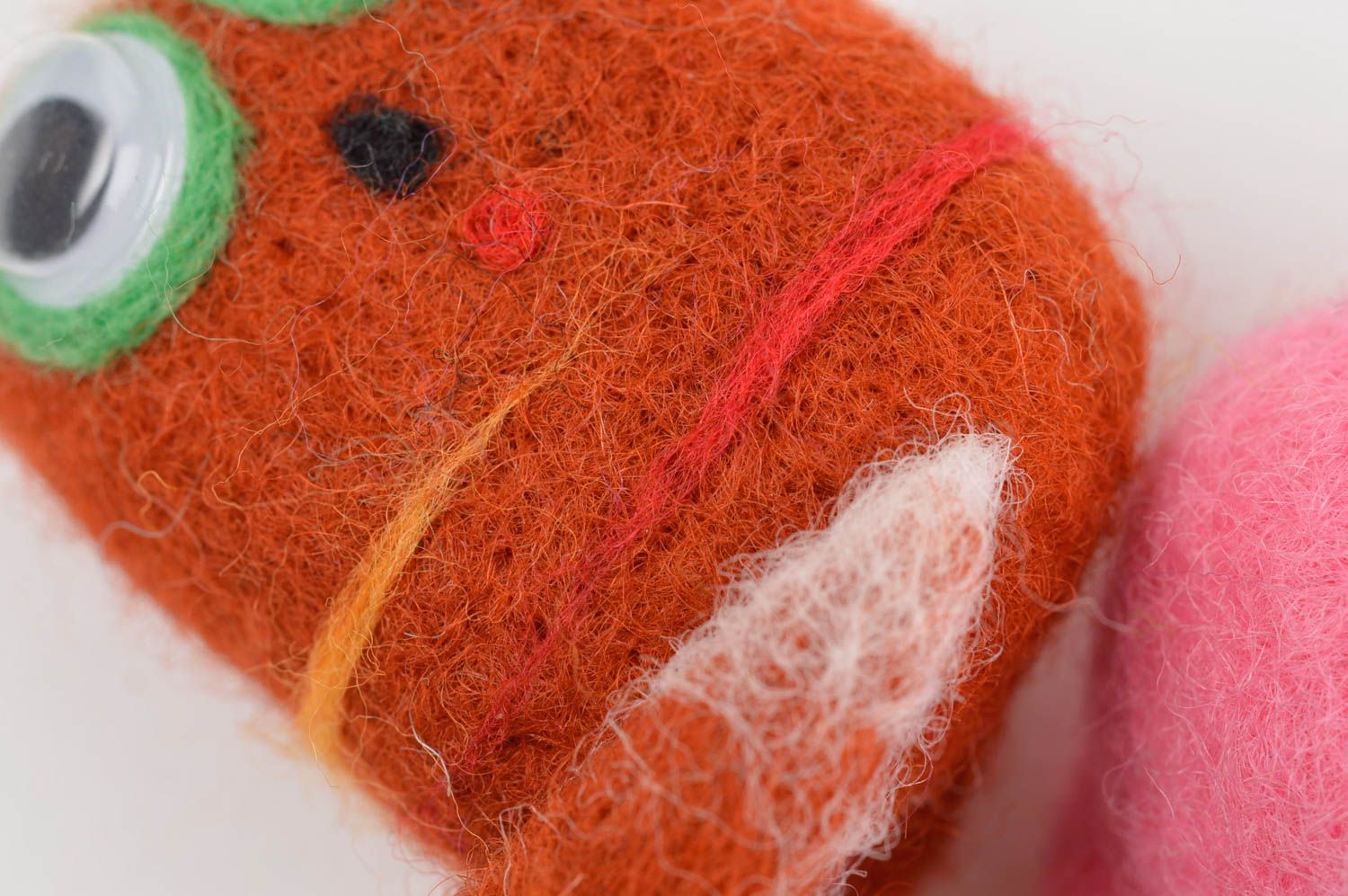 Игрушка ручной работы игрушка из валяной шерсти игрушка котики-неразлучники фото 5