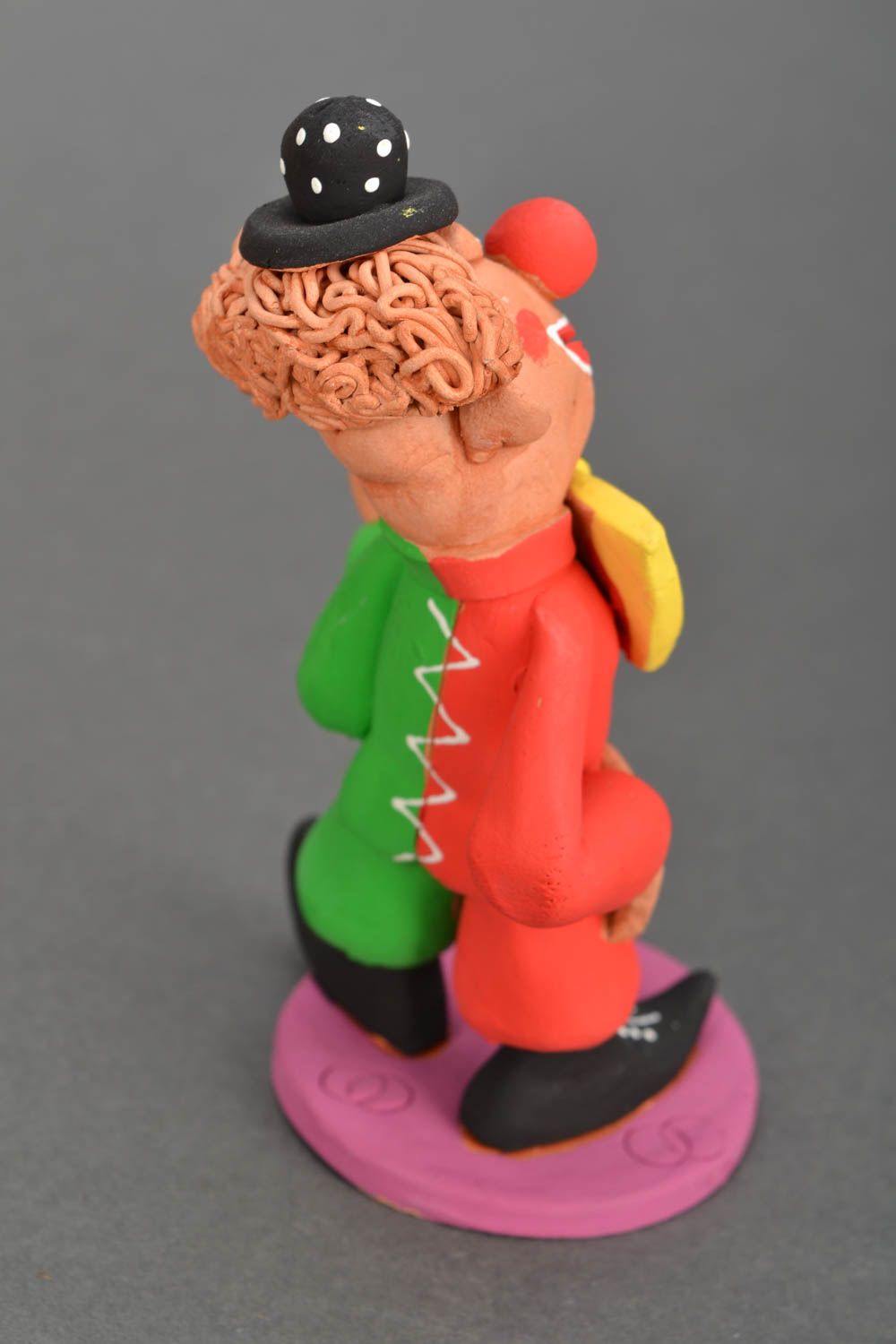 Figurine en céramique faite main Clown   photo 5