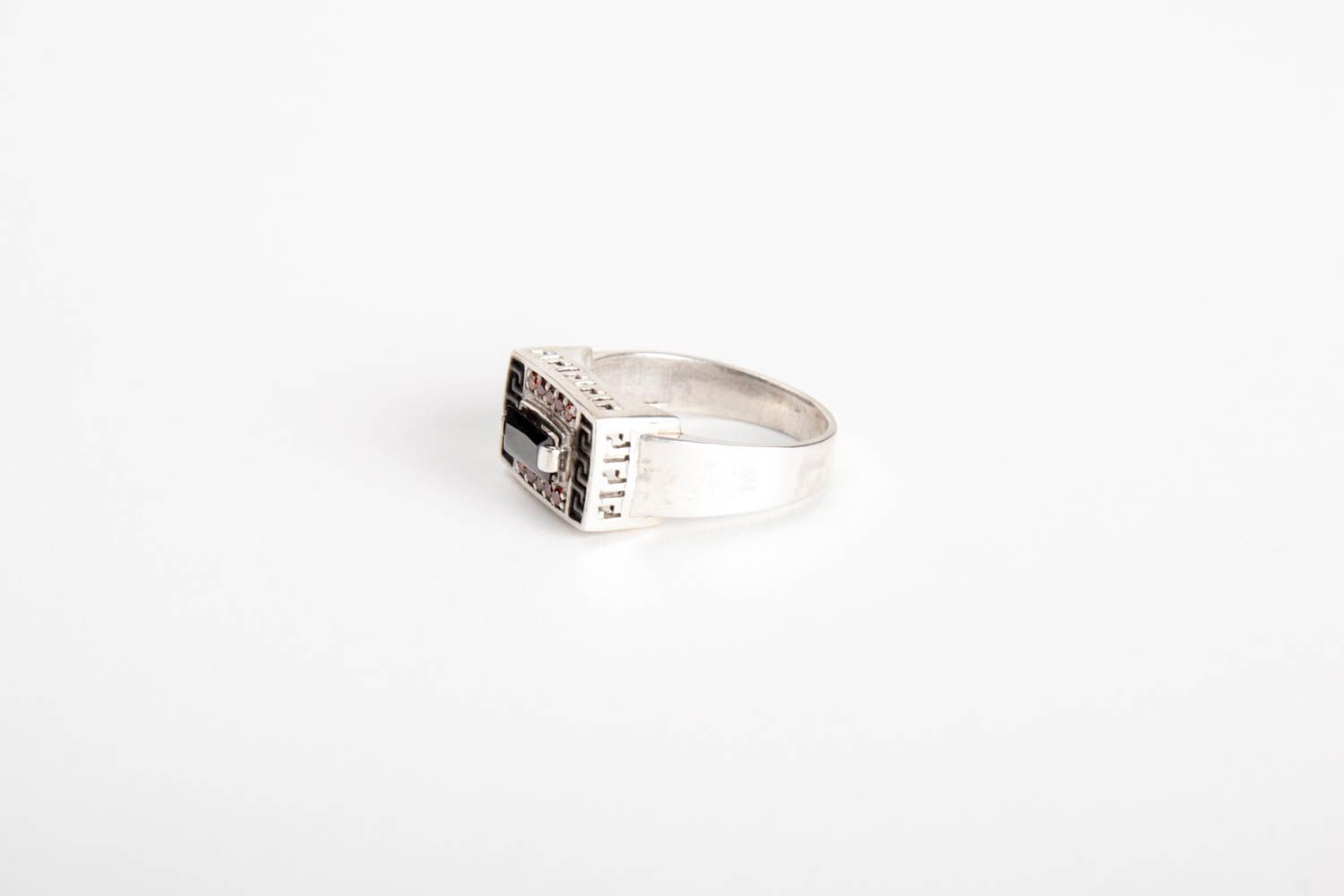 Stylish handmade ring unusual silver ring jewelry for men designer ring photo 2