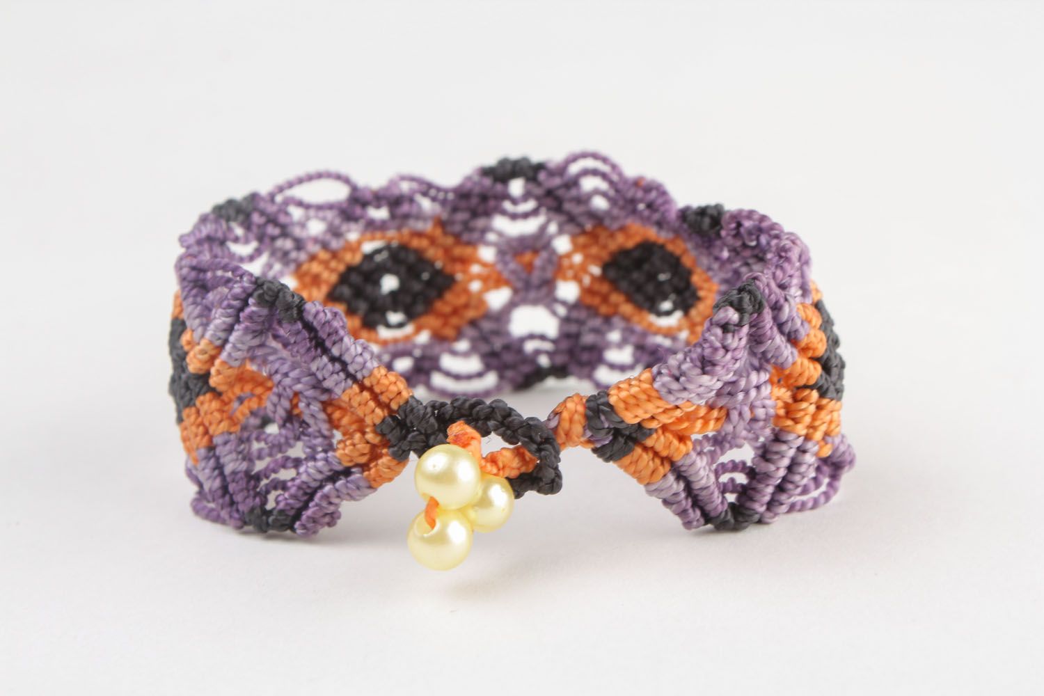 Handmade woven bracelet photo 3