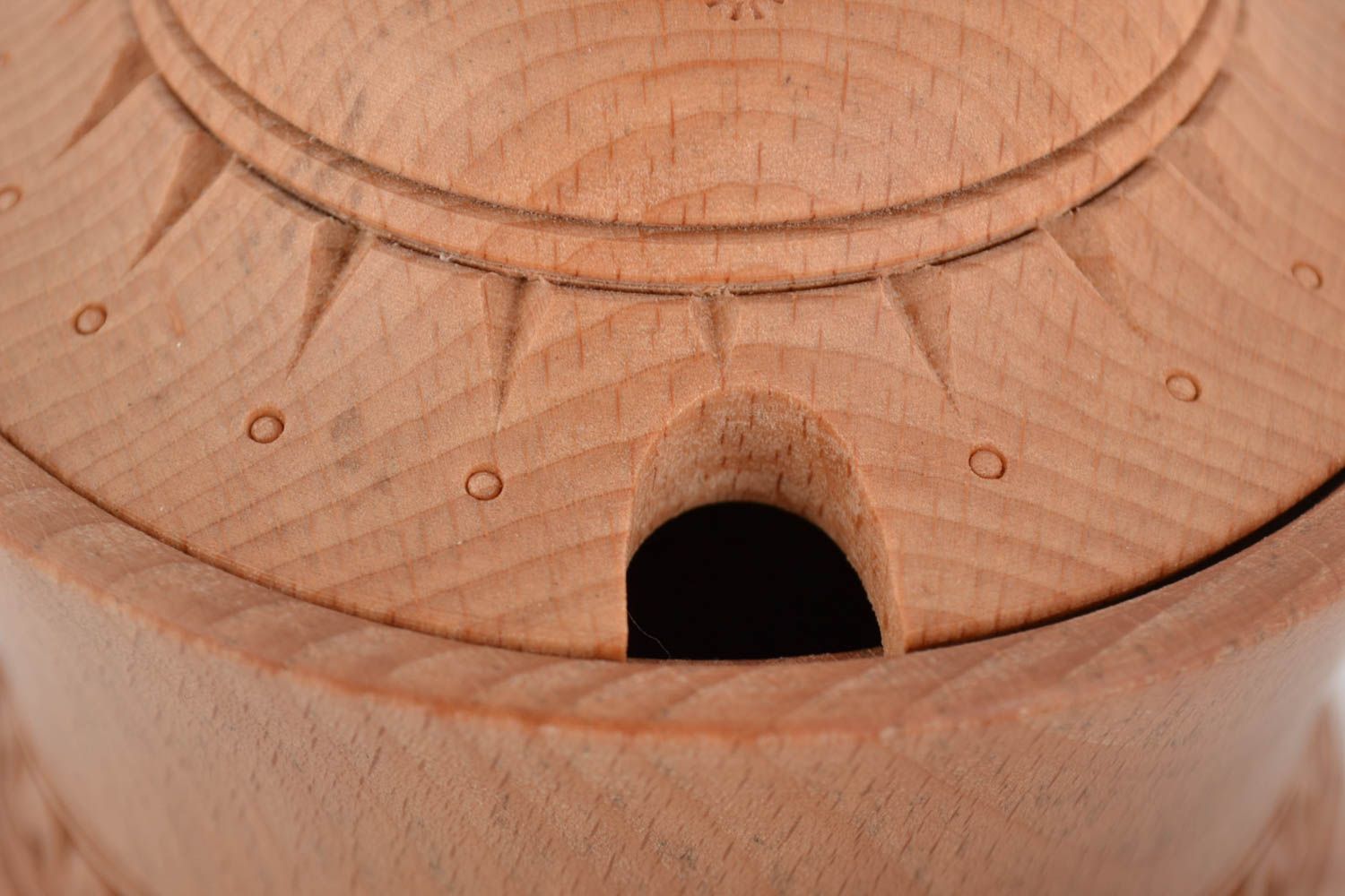 Botes de madera para productos a granel y mortero para especies con pistilo artesanales foto 3