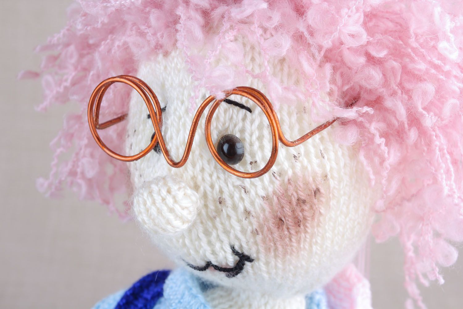 Soft crochet toy Clever photo 4