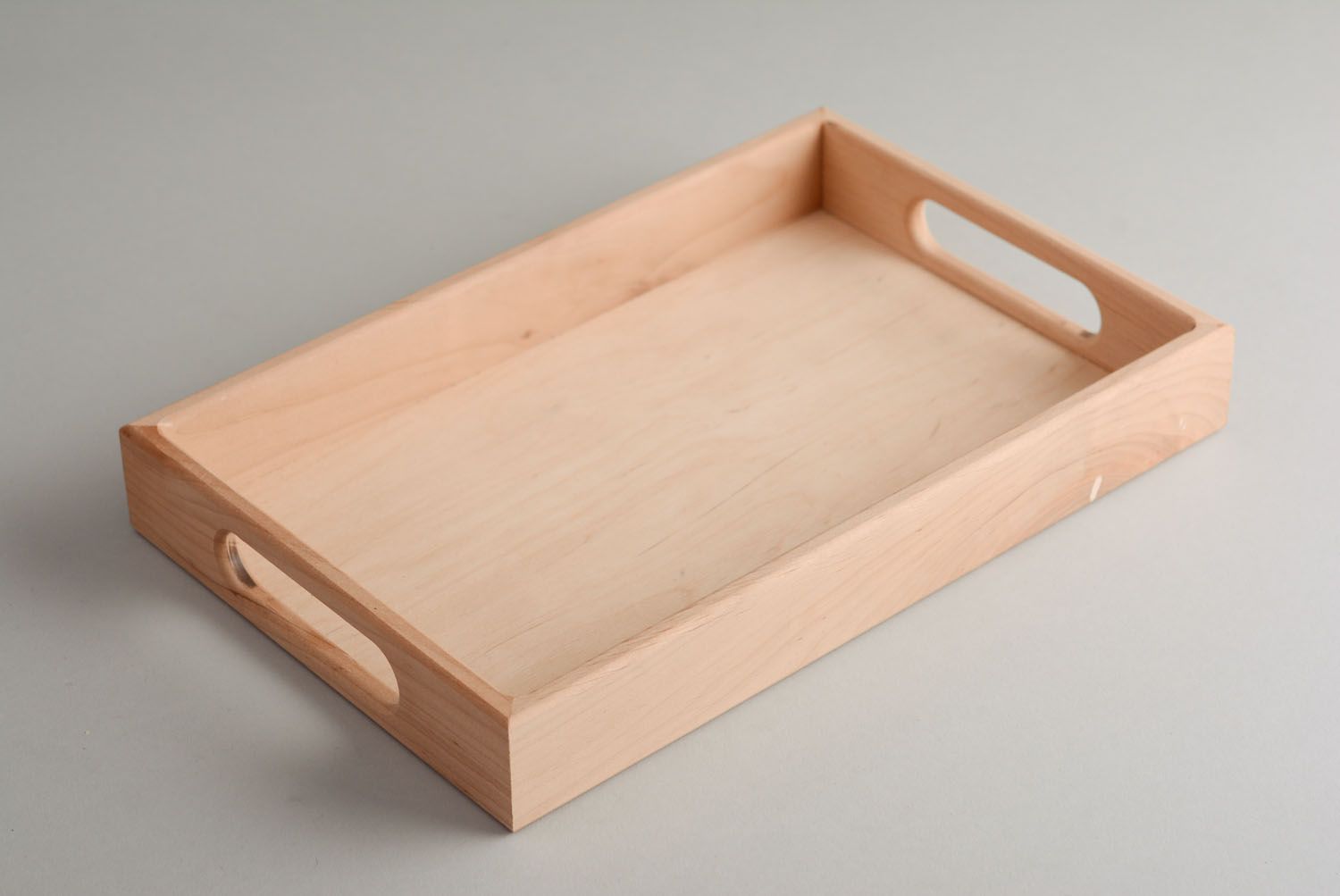 Wooden blank tray photo 1
