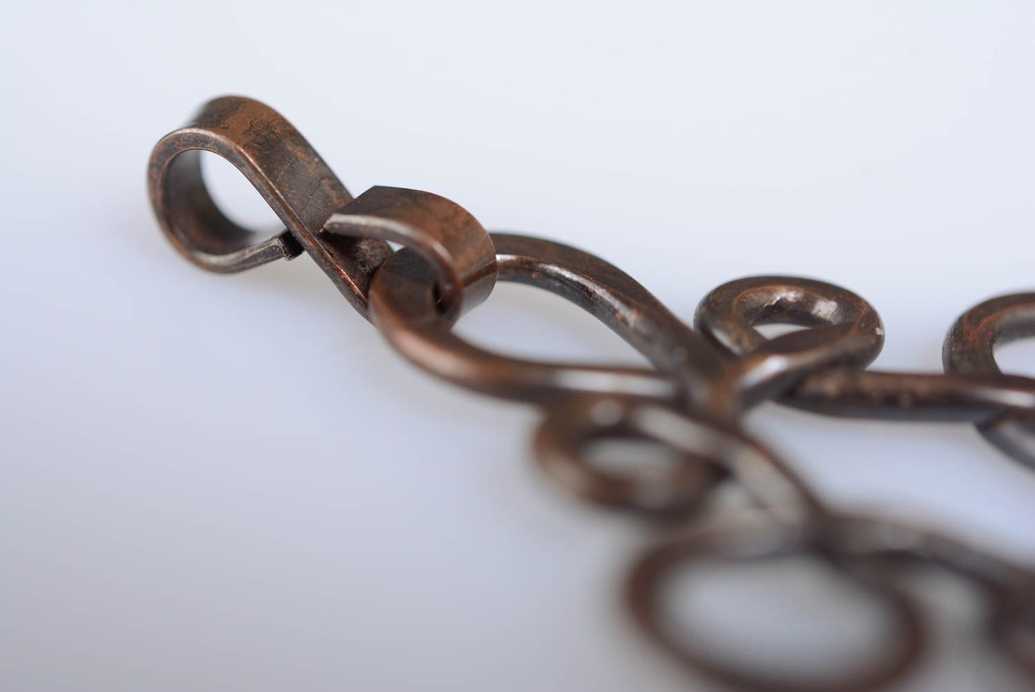 Handgemachter Kupfer Anhänger Schlüssel Wire Wrap originell für Mädchen foto 5
