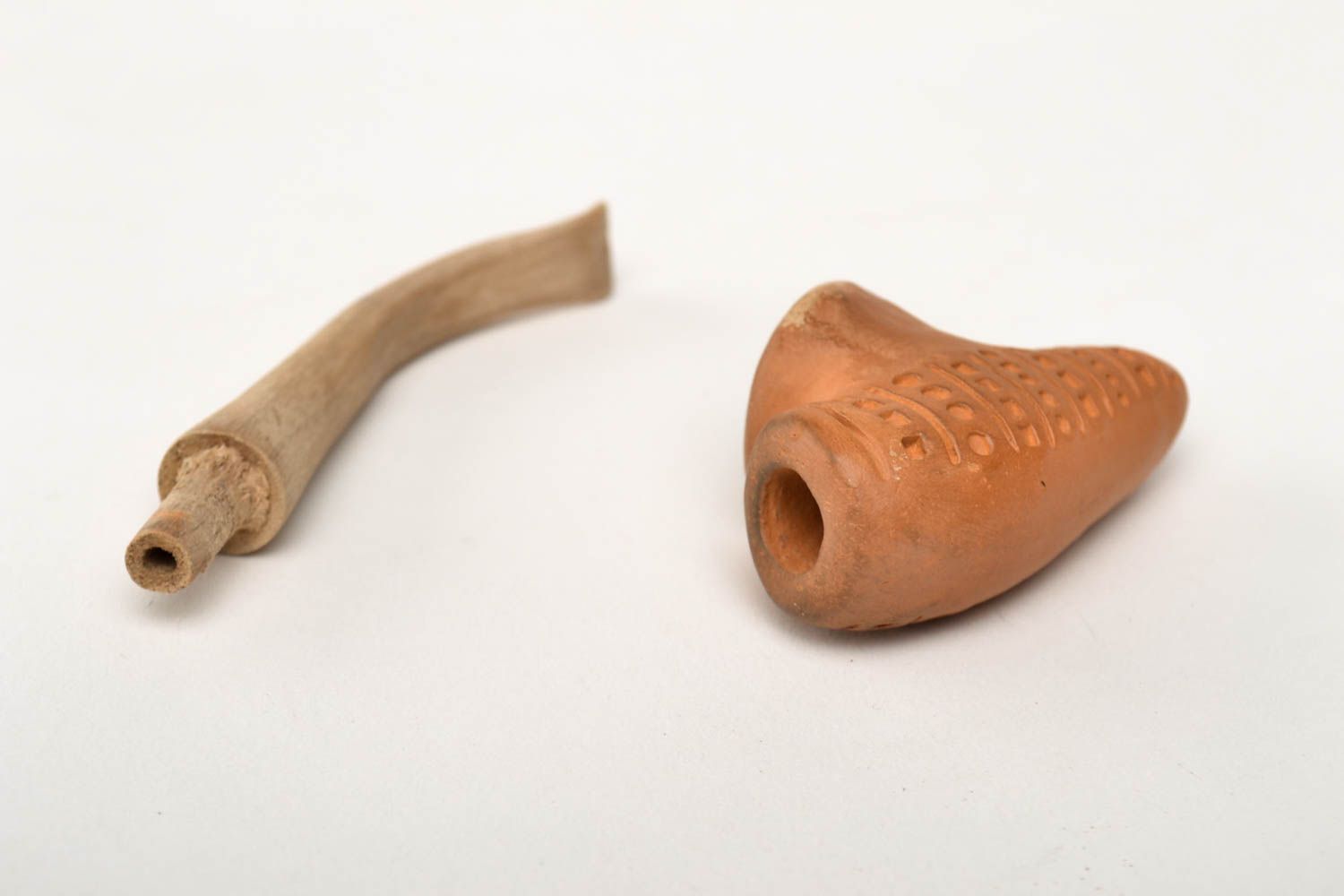 Handmade smoking pipe designer ornamented pipe ceramic pipe present for men photo 4