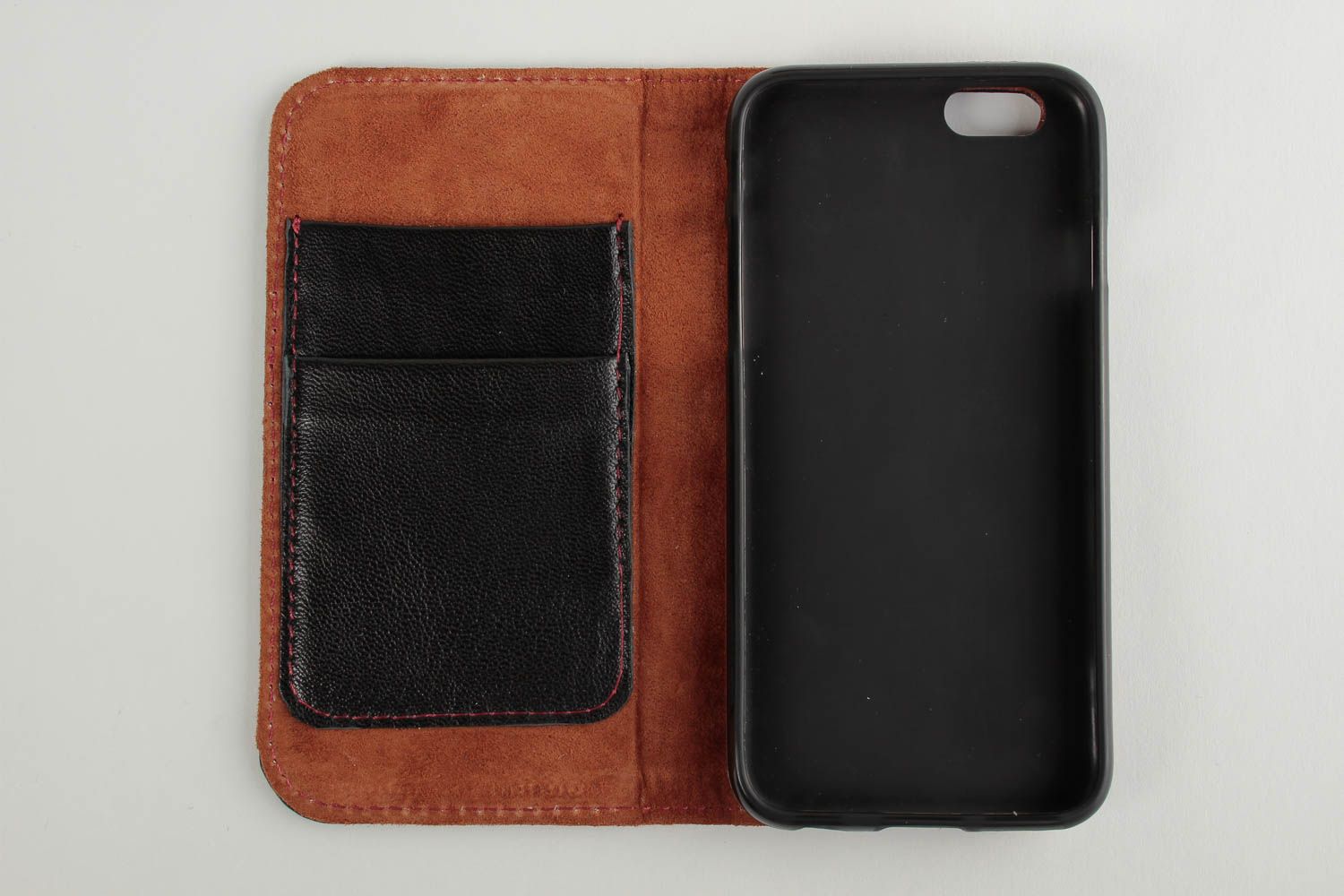 Stylish handmade leather phone case fashion accessories best gift ideas  photo 4