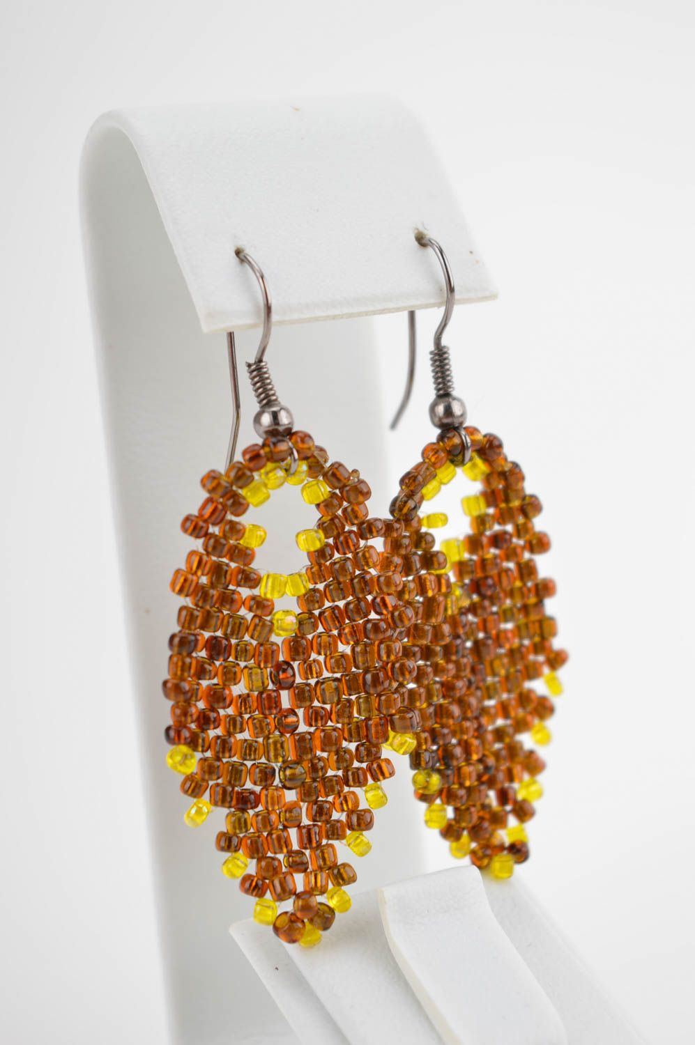 Stylish handmade beaded earrings cool jewelry fashion trends gifts for her photo 1