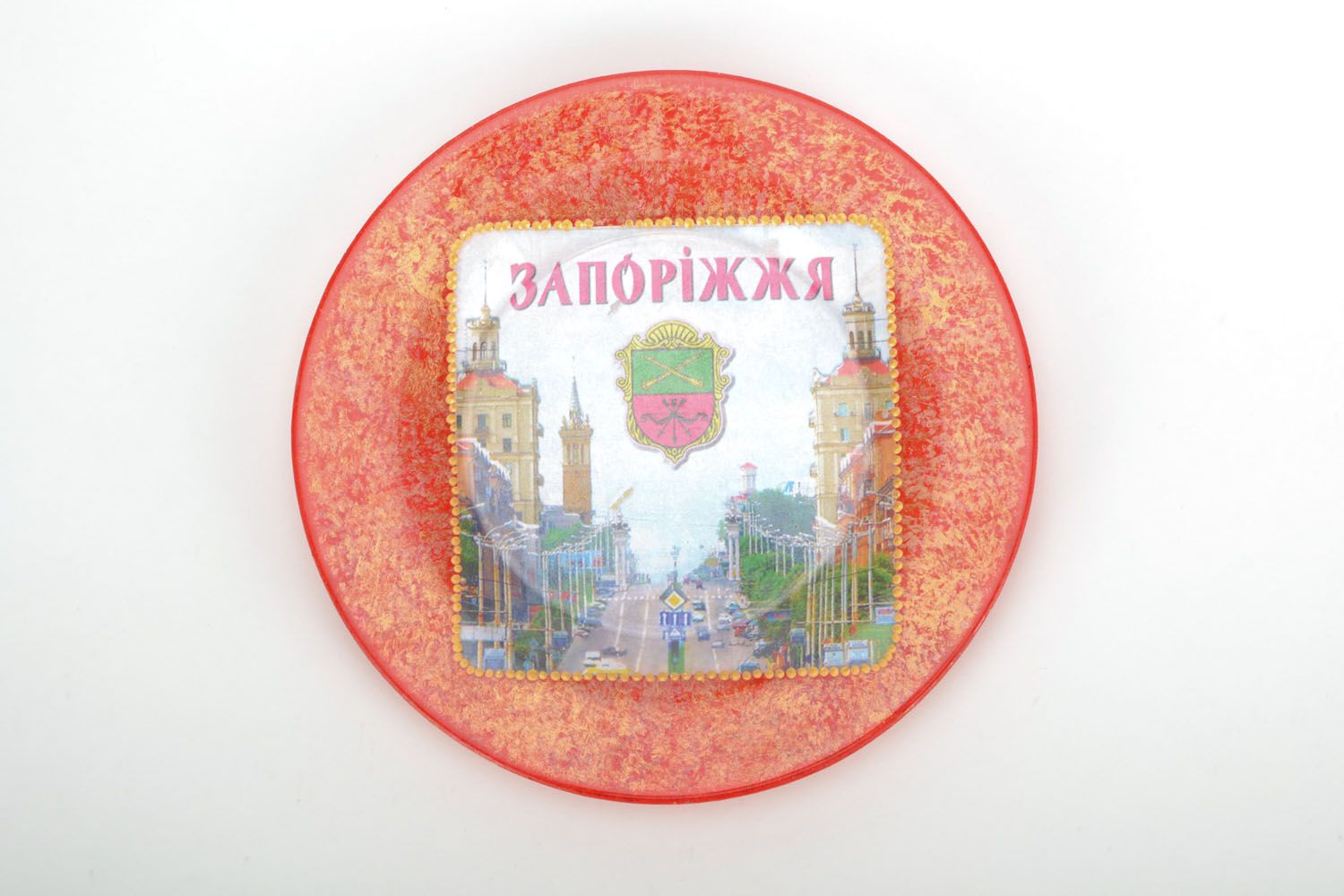 Decorative clay plate Zaporozhie photo 4