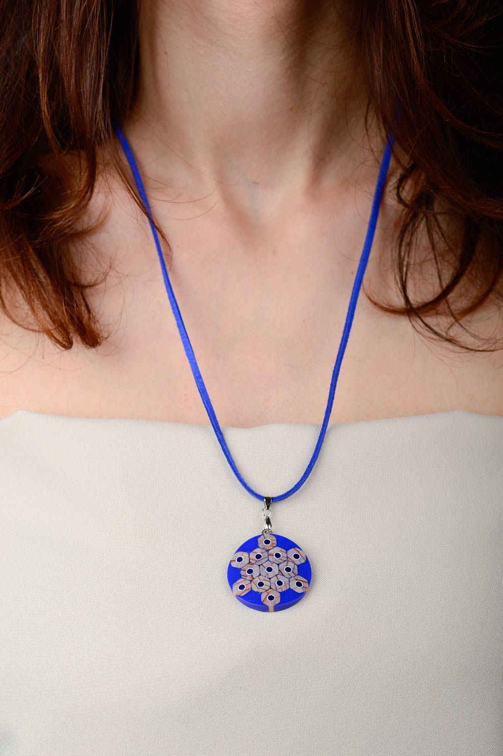 Handmade pendant unusual jewelry designer accessory gift ideas designer pendant photo 2