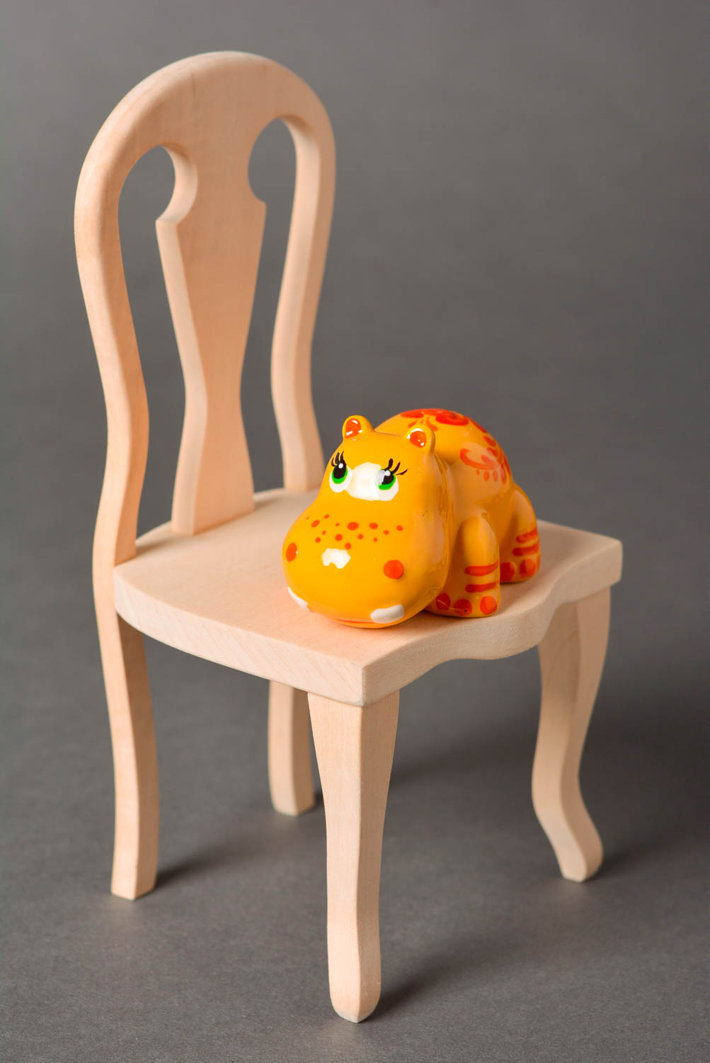 Table decor plaster statuette handmade stylish figurine decorative use only photo 1