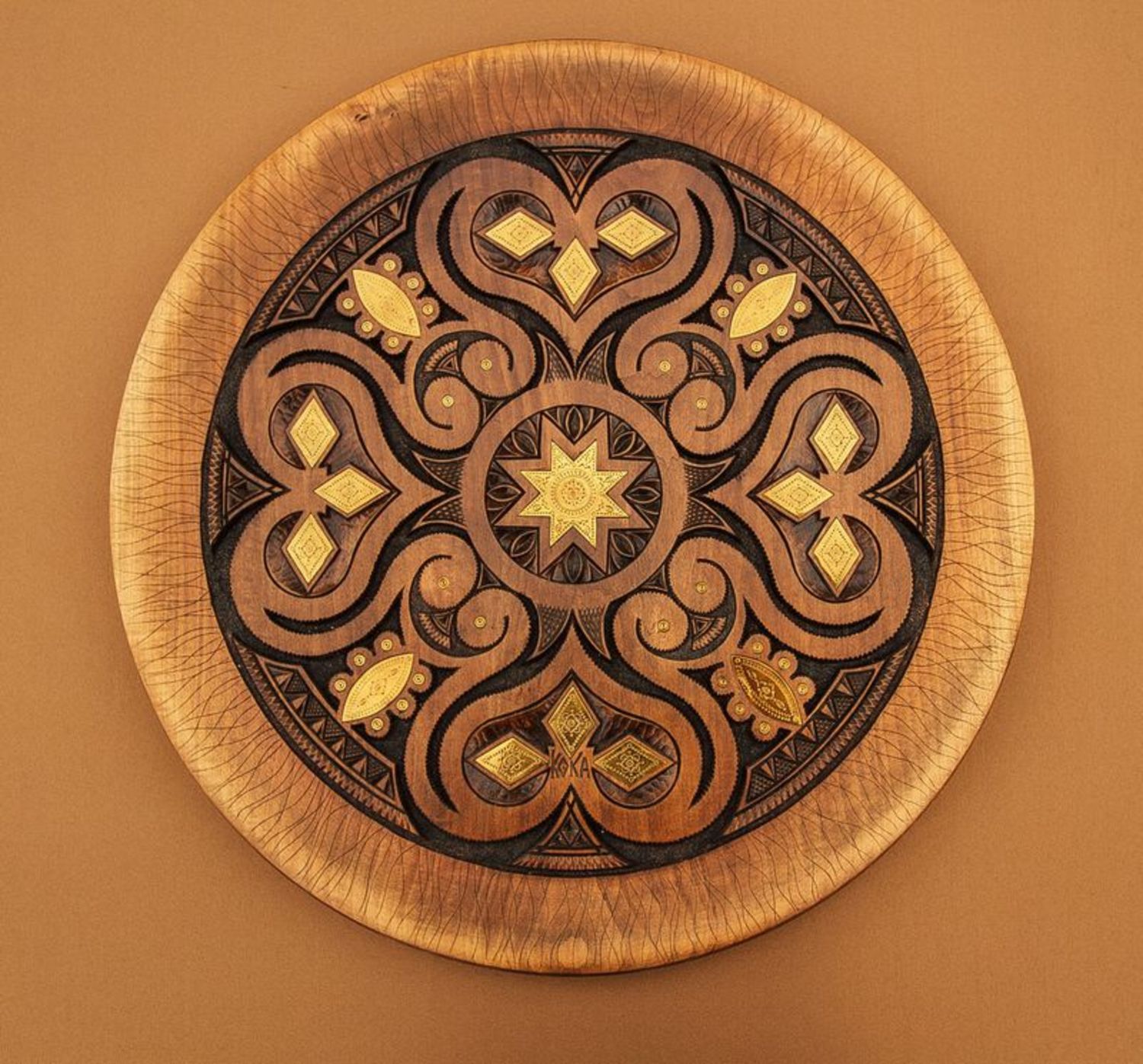 Decorative plate with inlay photo 3