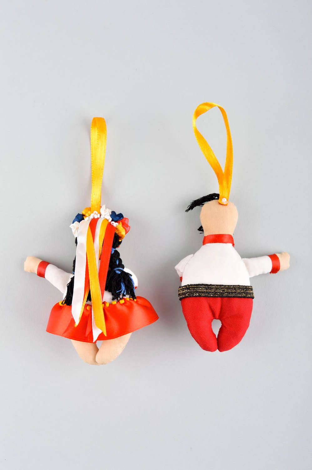 Anhänger Puppen handmade Deko Hänger Puppen Anhänger Dekoration Wohnung 2 Stück foto 3