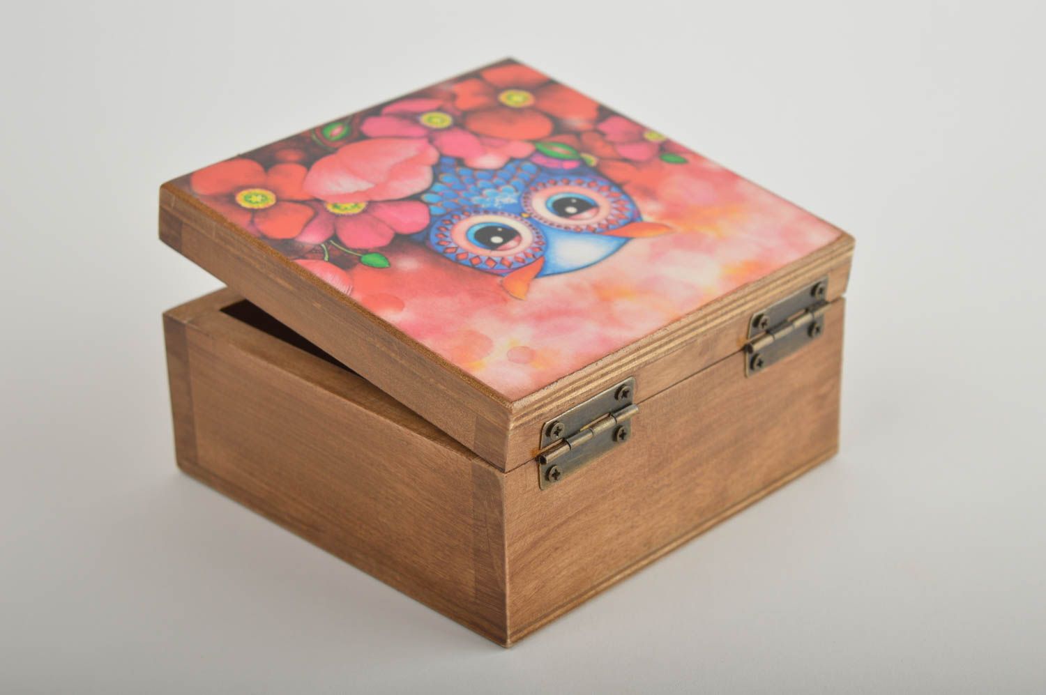 Wooden jewelry box handmade jewelry boxes for girls jewellery gift boxes photo 3