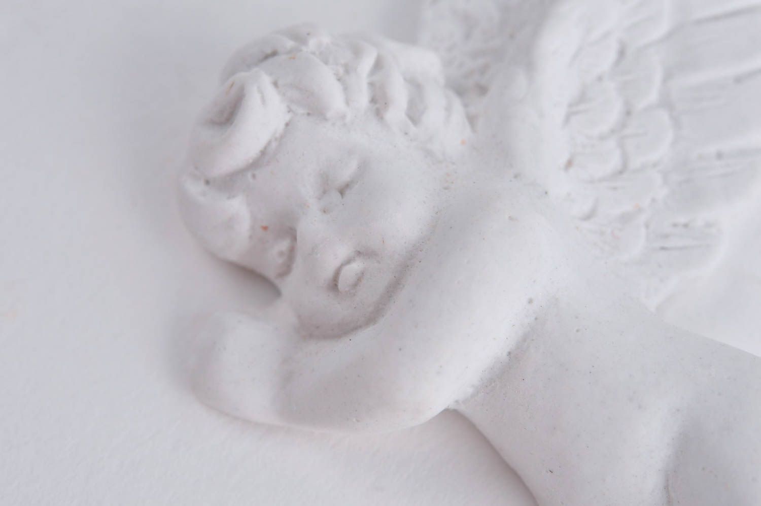 Гипсовая фигурка для раскрашивания handmade красивая статуэтка ангелы из гипса фото 5