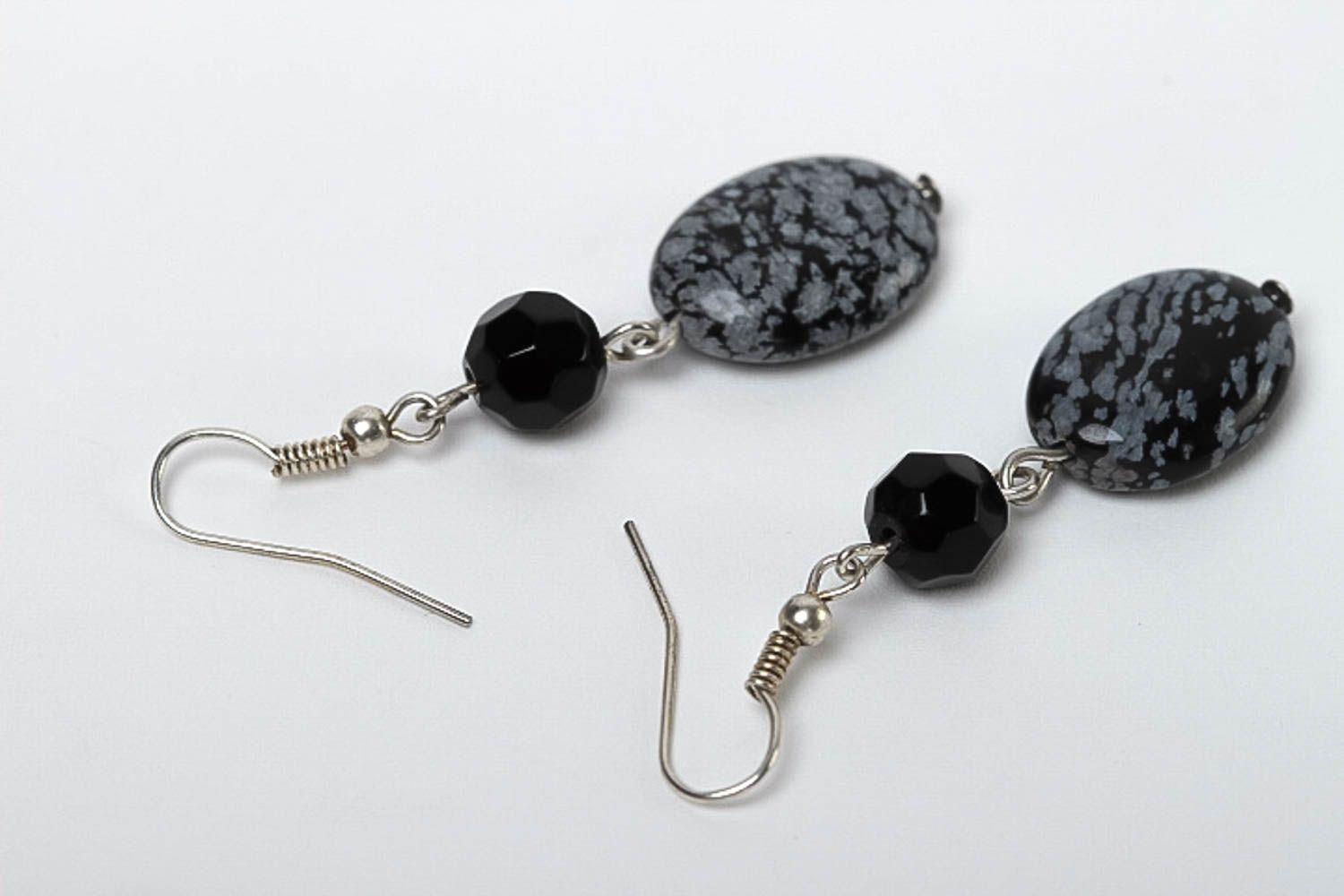 Handmade Ohrringe Perlen Ohrhänger Juwelier Modeschmuck Geschenk für Frauen foto 4