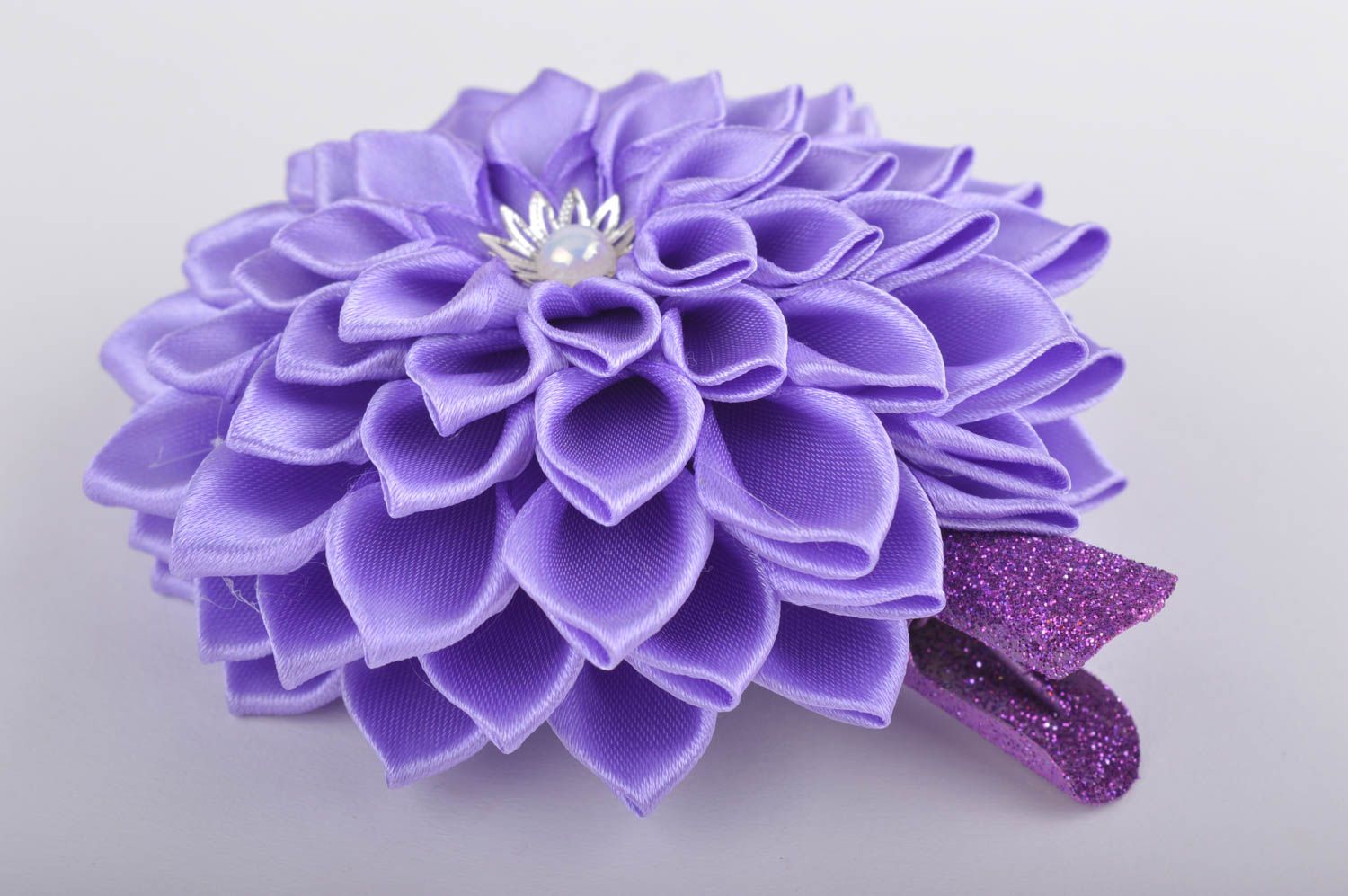 Haarspange Blume handmade Accessoire für Haare Haarschmuck Blüte Mode Accesso foto 2