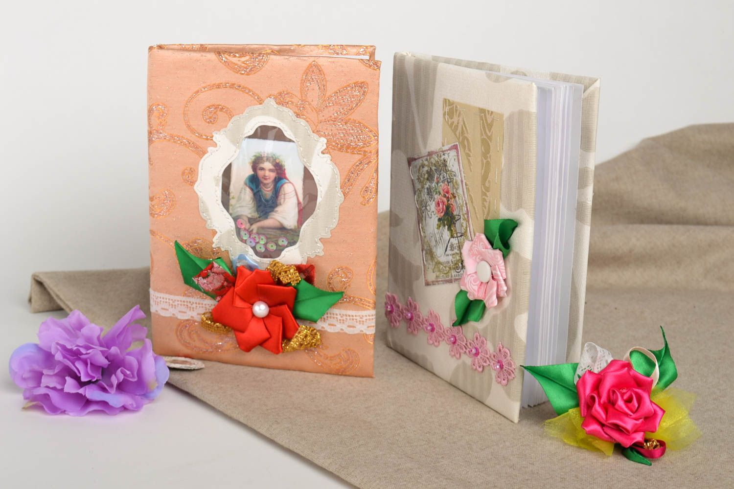 Blocs de notas hechos a mano agendas decoradas regalo original para mujer foto 1