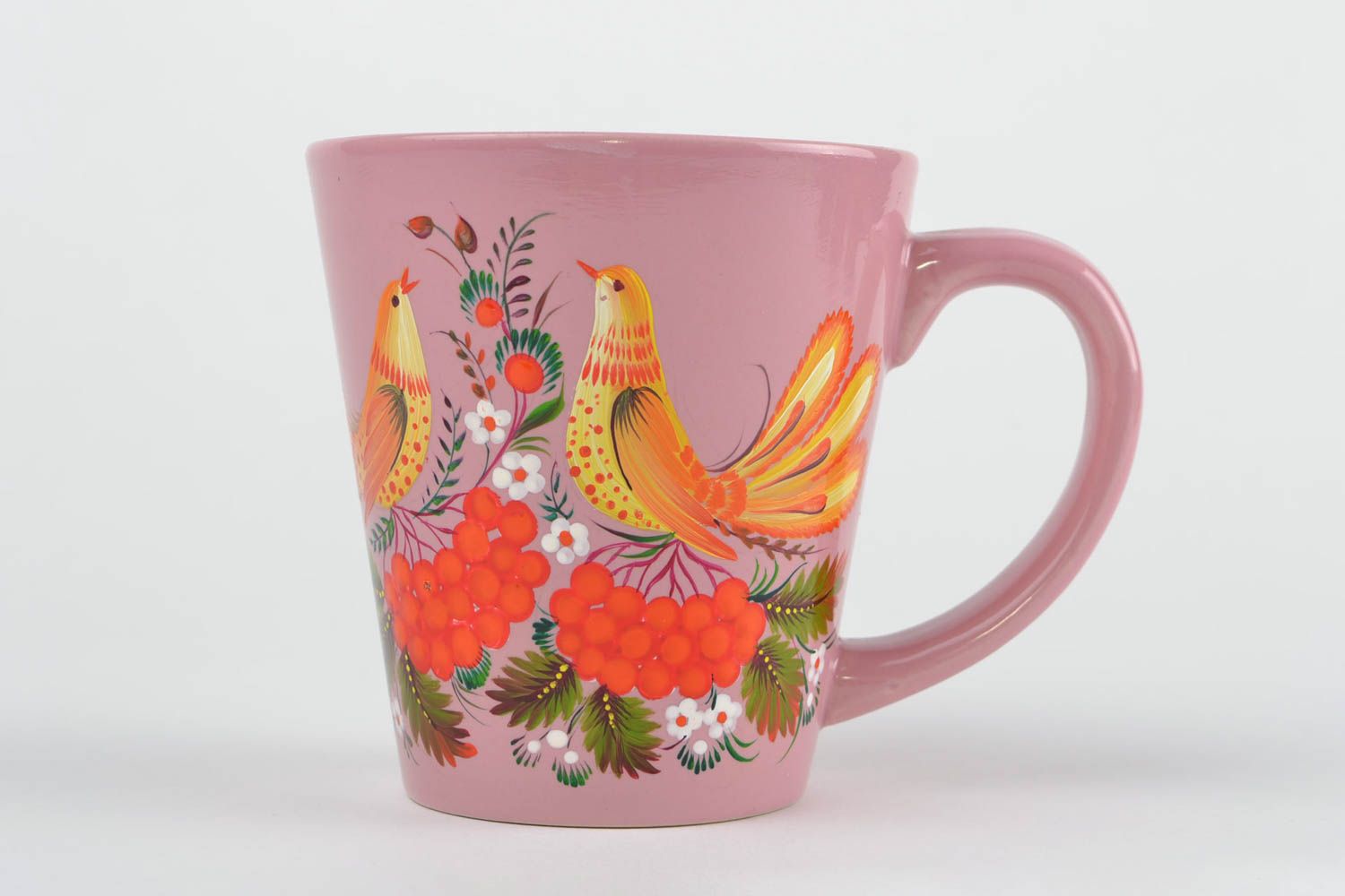 Tasse en céramique fait main Mug original peint Vaisselle design pratique photo 7