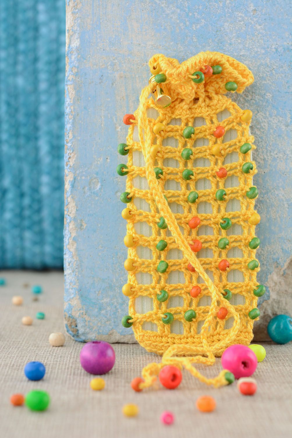 Crochet smartphone case Dandelion photo 1