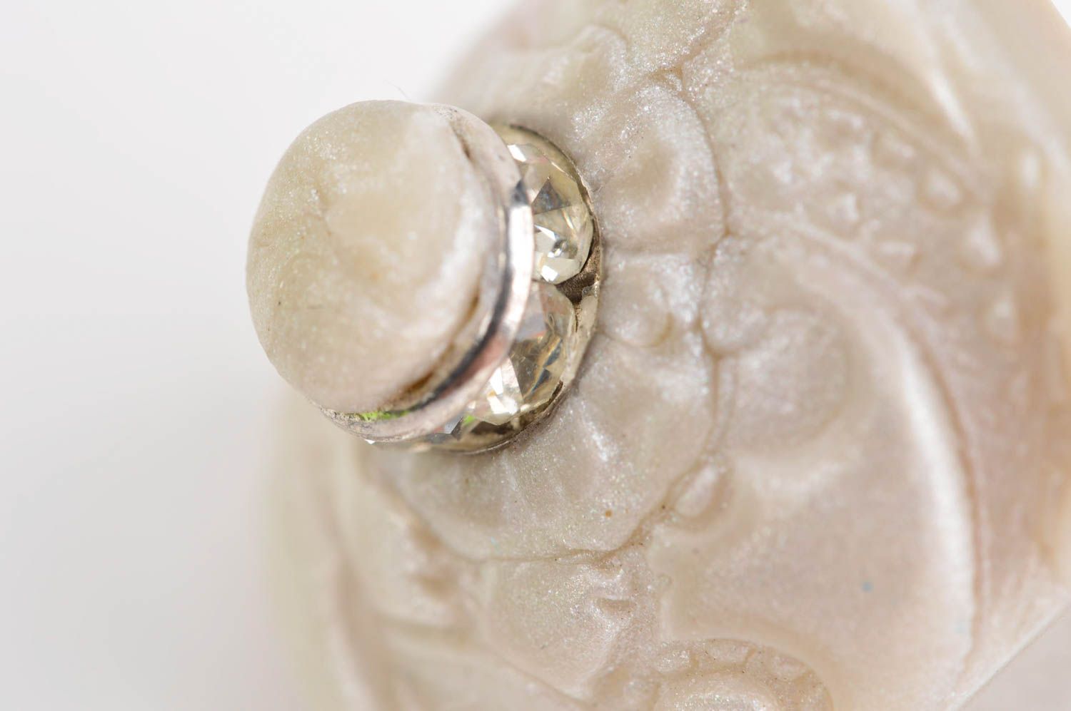 Кольцо ручной работы украшение из полимерной глины украшение кольцо авторское фото 5