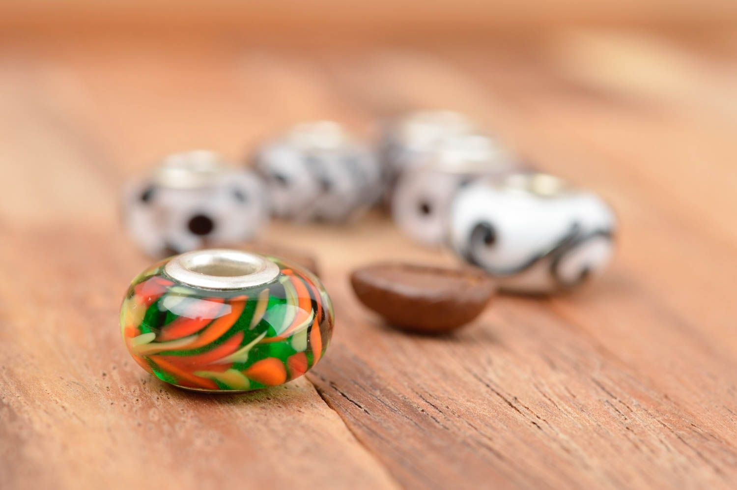 Beautiful handmade glass bead fashion accessories jewelry making supplies photo 1