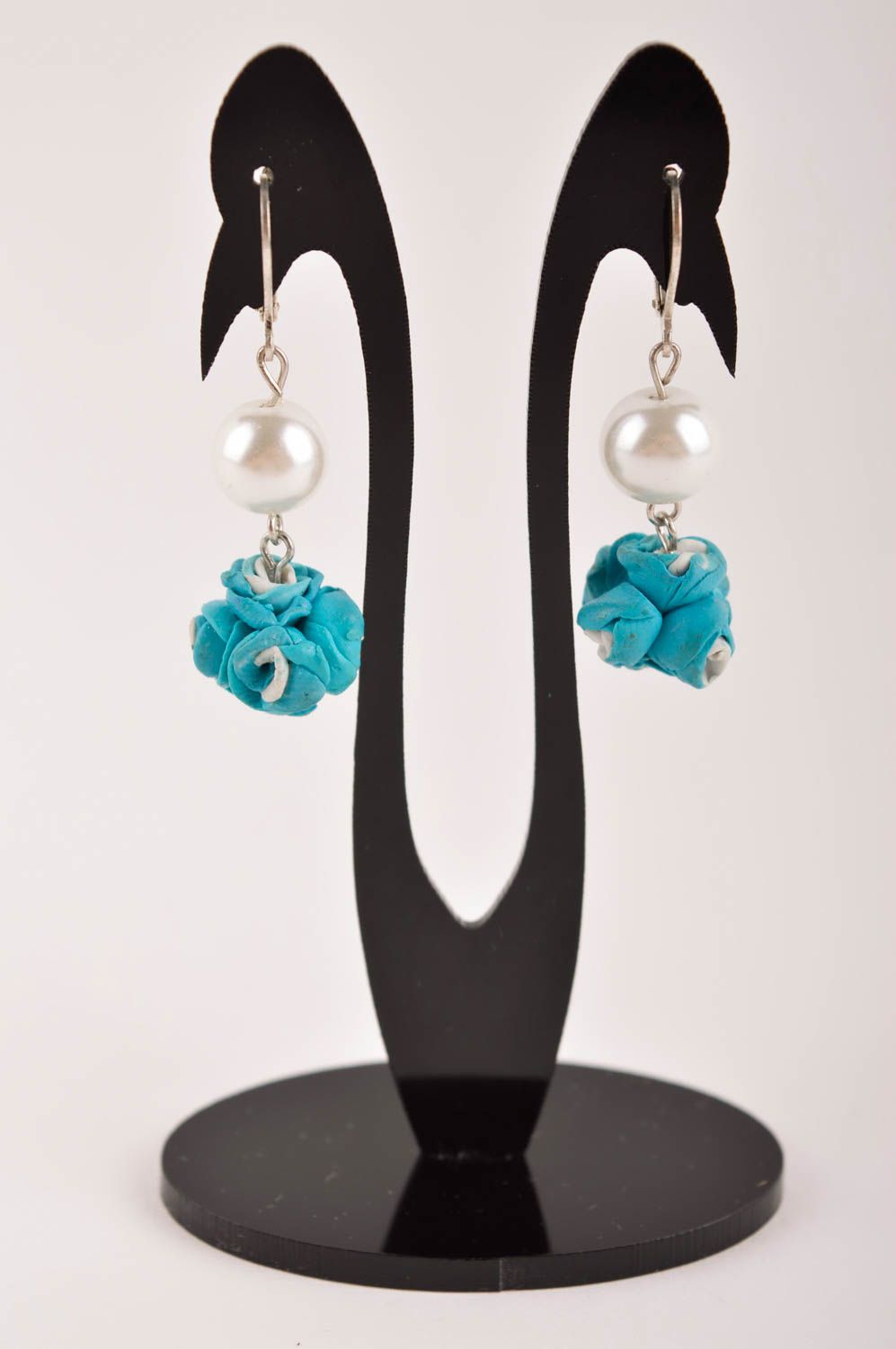 Handmade earrings unusual earrings designer accessory gift ideas clay earrings photo 2