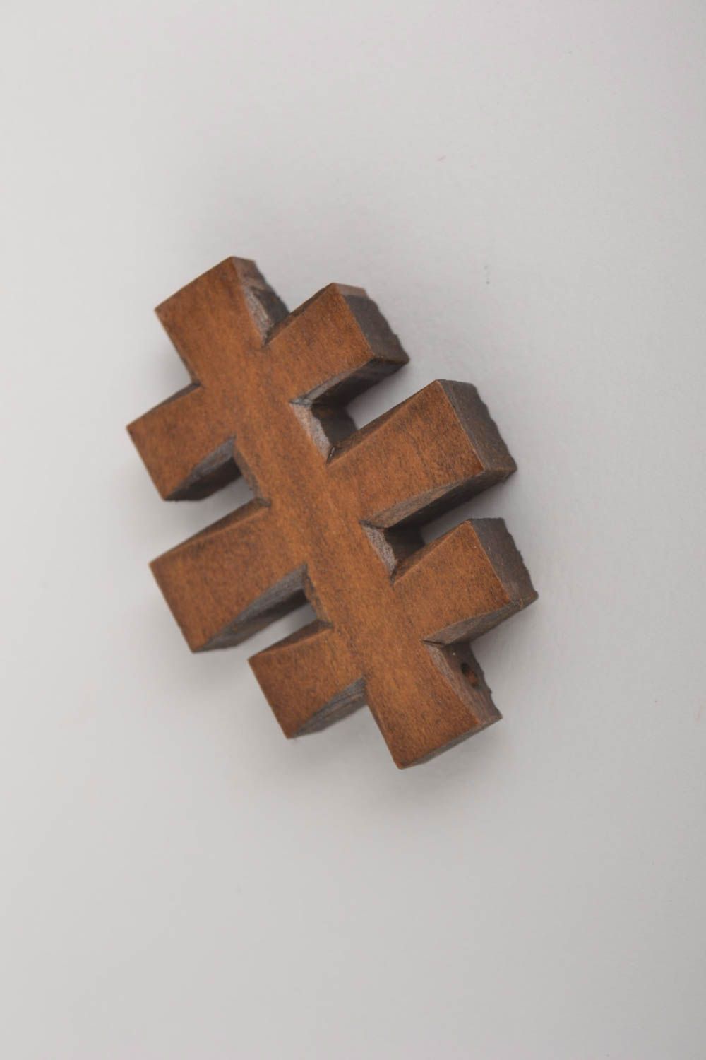 Кресты ручной работы нательные крестики деревянные крестики 3 штуки талисманы фото 2