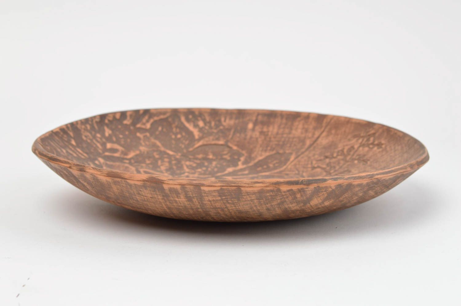 Beautiful handmade ceramic plate unusual clay plate table setting ideas photo 3