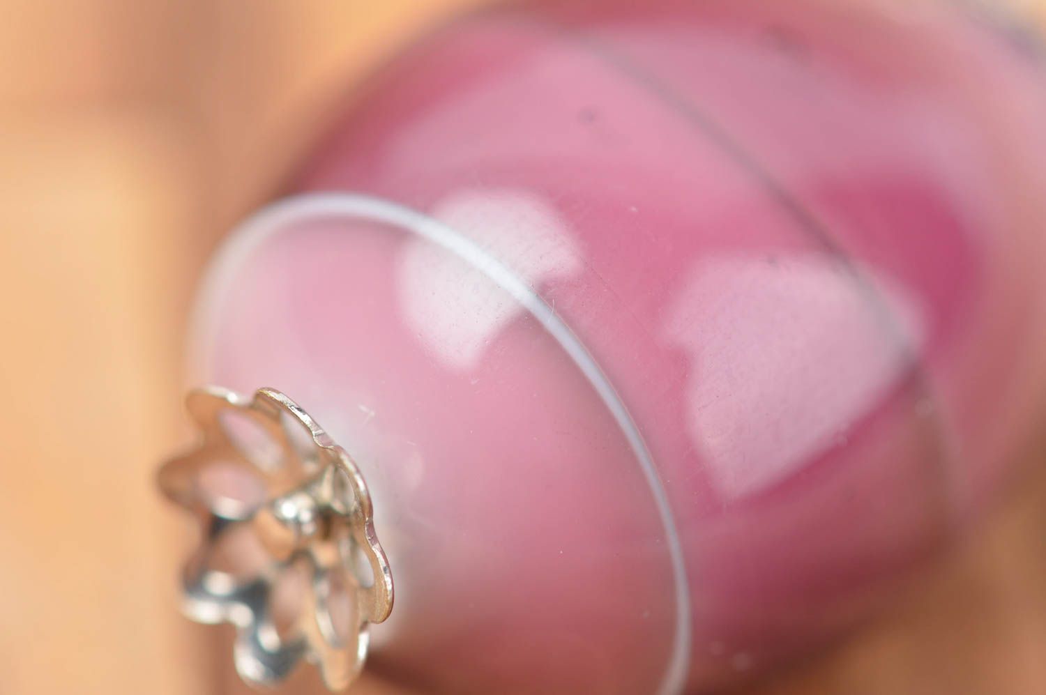 Perle en verre fait main Fourniture pour bijoux oeuf violet Loisirs créatifs photo 5