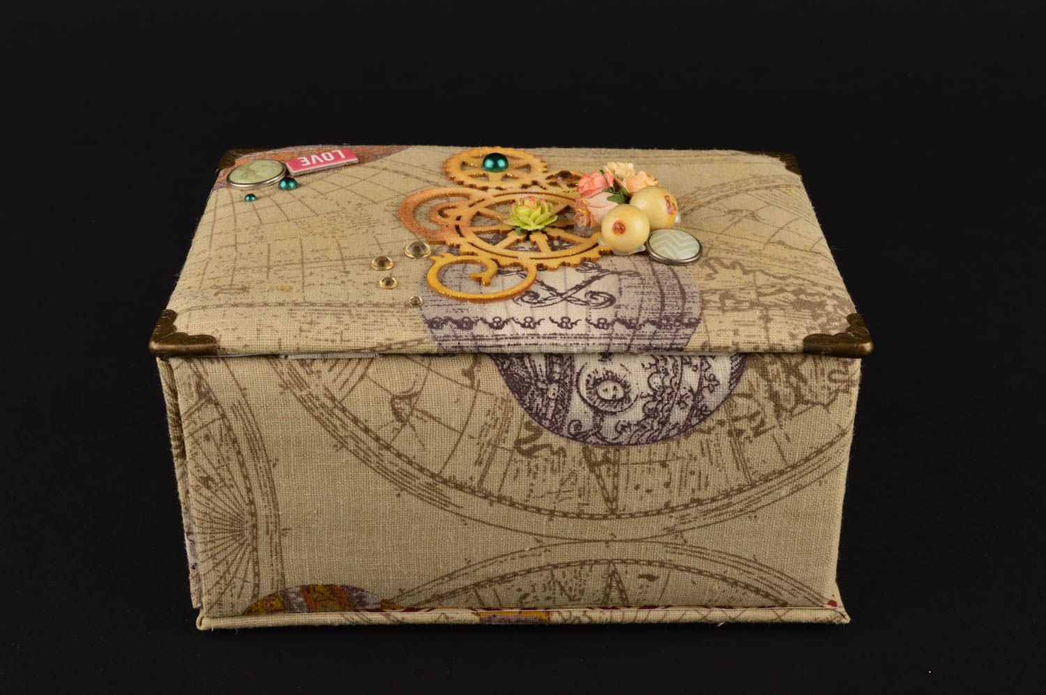 Unusual stylish accessories paper designer box beautiful handmade home decor photo 4