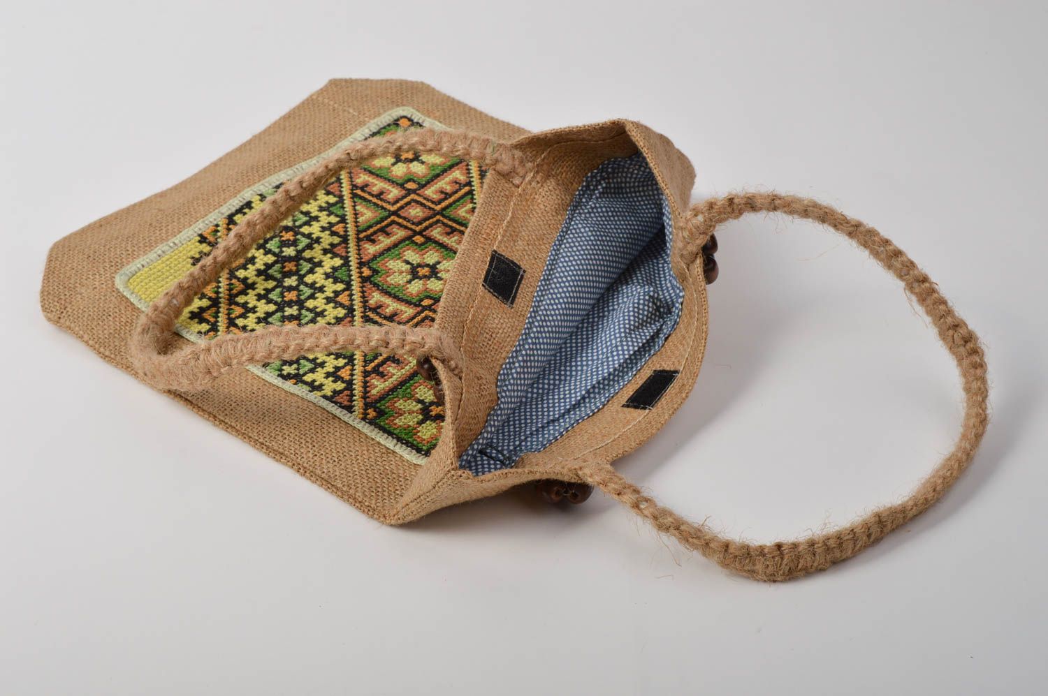 Bolso bordado original hecho a mano regalo original accesorio para mujer foto 4