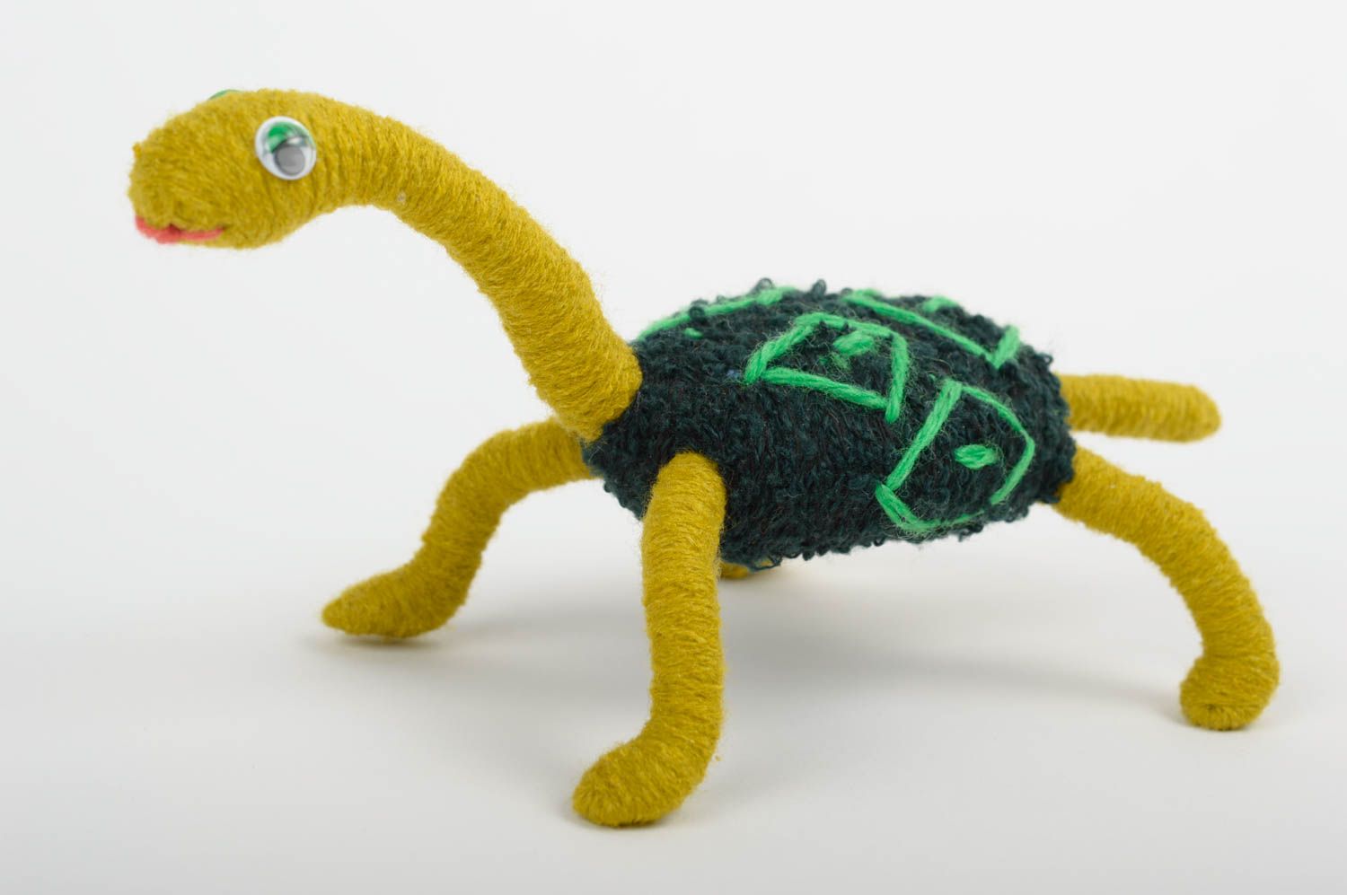 Игрушка черепаха ручной работы игрушка животное авторская игрушка из ниток фото 5