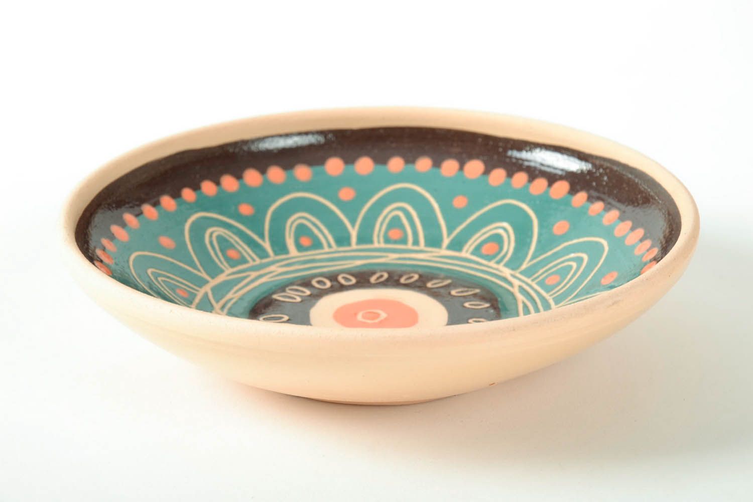 Ceramic handmade plate  photo 3