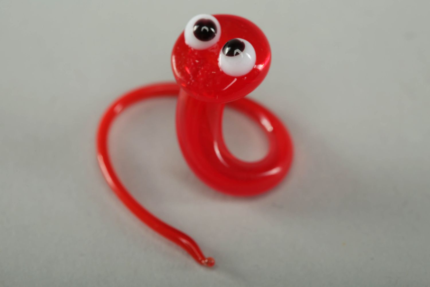 Miniature glass figurine Snake photo 2