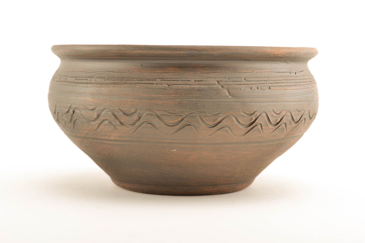 Ceramic pot kilned with milk photo 1
