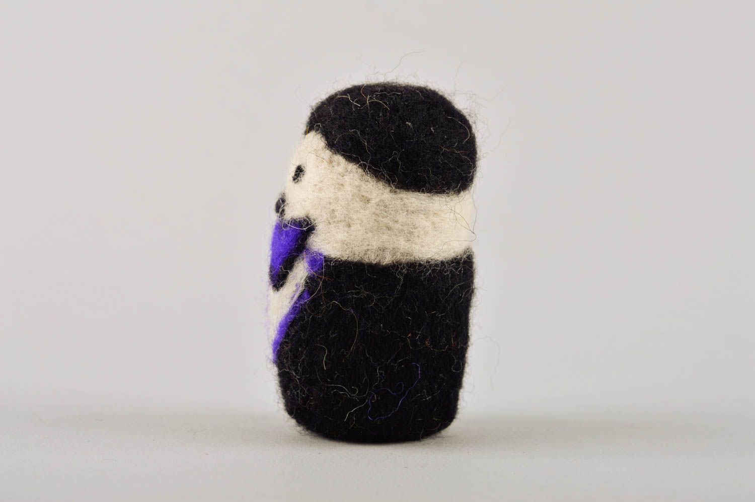 Juguete artesanal de lana de merinos muñeco de peluche regalo original para niño foto 5